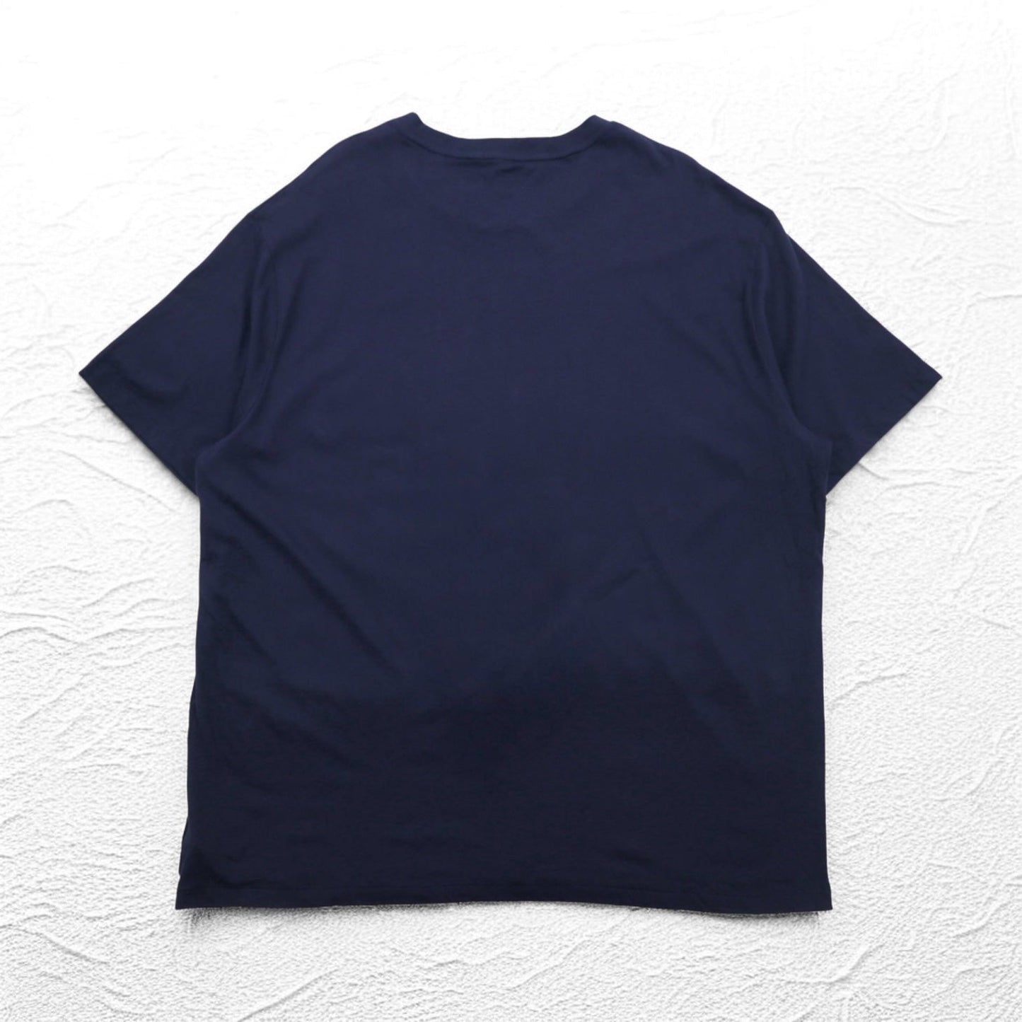 POLO RALPH LAUREN カレッジ プリント Tシャツ 3XL ネイビー コットン ビッグサイズ