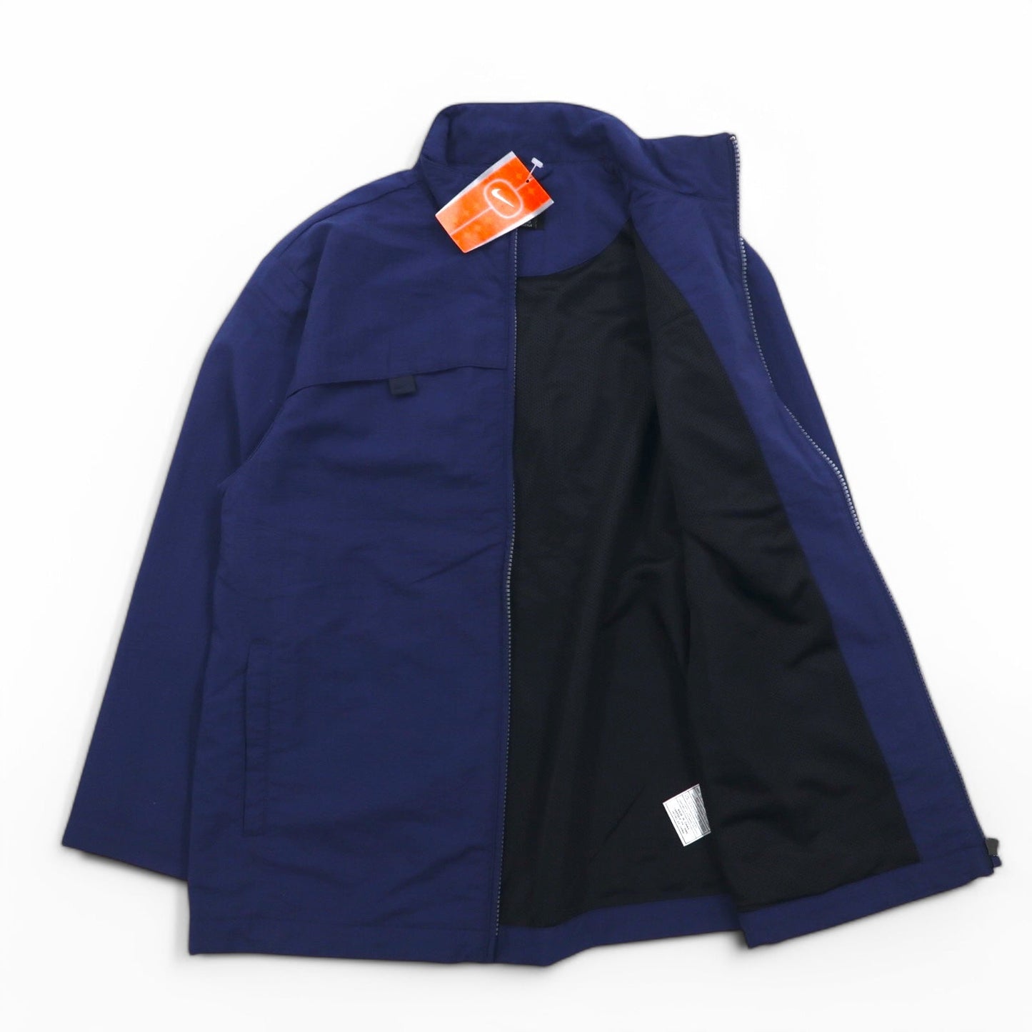 NIKE 90年代 ナイロンジャケット トラックジャケット ジャージ M ネイビー 黒タグ 未使用品