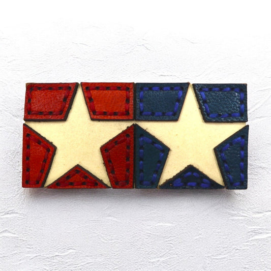 ojaga design × TAMIYA バッジ レザー ピン ブローチ 日本製