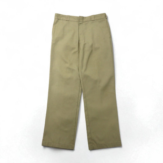 Dickies 874 オリジナルフィット ワークパンツ チノパンツ L ベージュ ポリエステル コットン