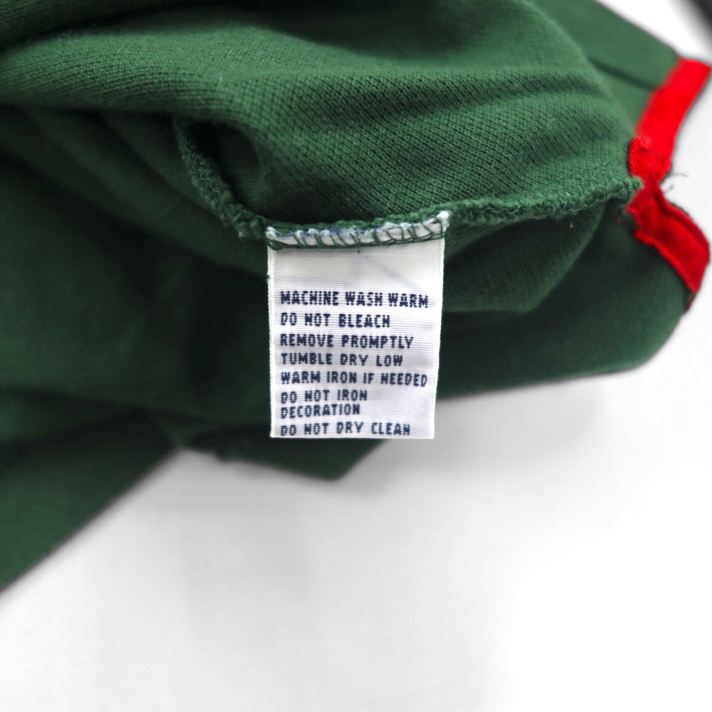 Polo by Ralph Lauren 長袖 ポロシャツ ラガーシャツ L グリーン 鹿の子 CUSTOM FIT 刺繍 ナンバリング