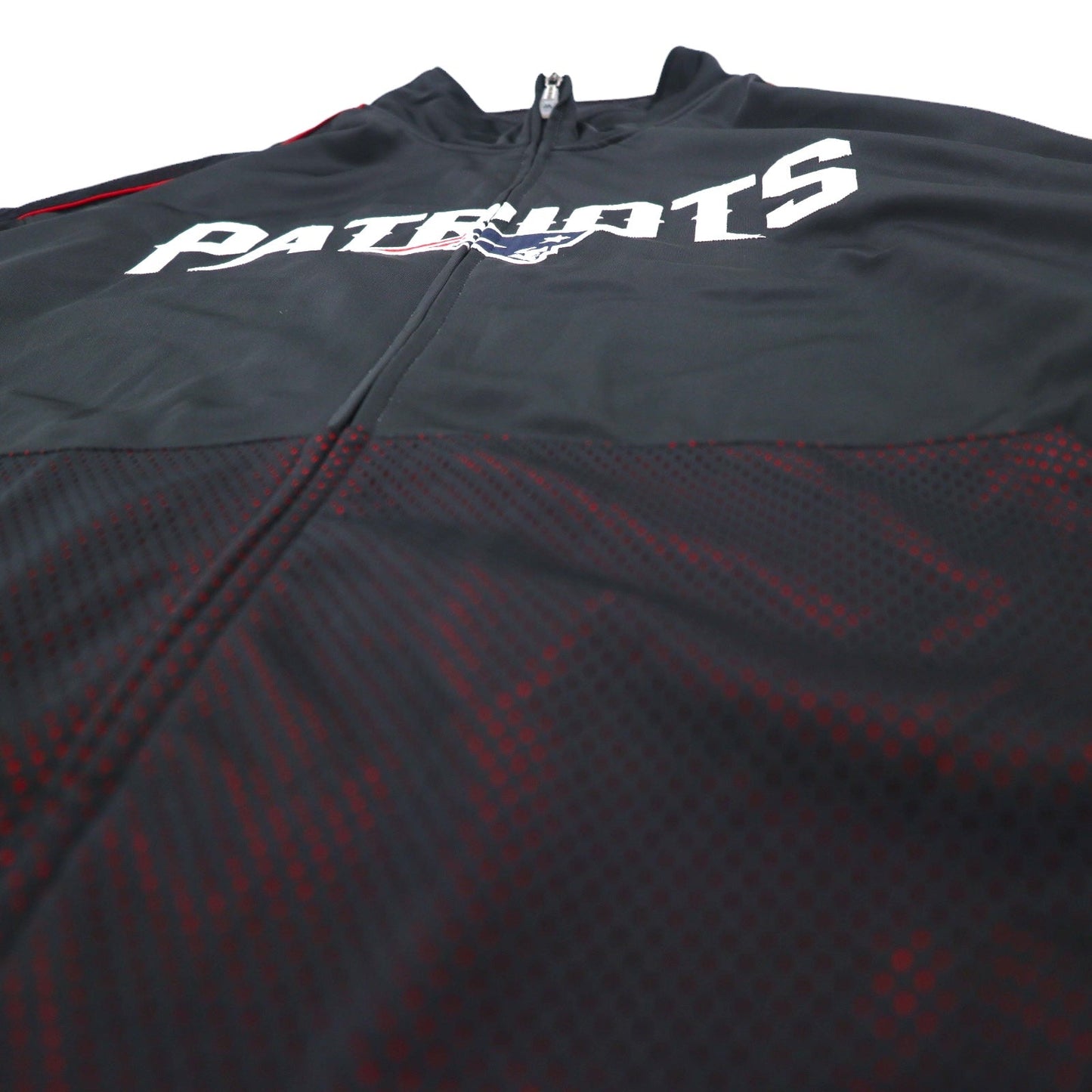 Majestic トラックジャケット ジャージ 4XL ブラック ポリエステル サイドライン NFL PATRIOTS