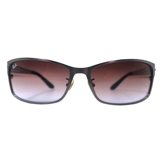 Ray-Ban ガンメタル サングラス ブラック シルバー グラデーションレンズ RB3442 046/68 62-16 130 2N
