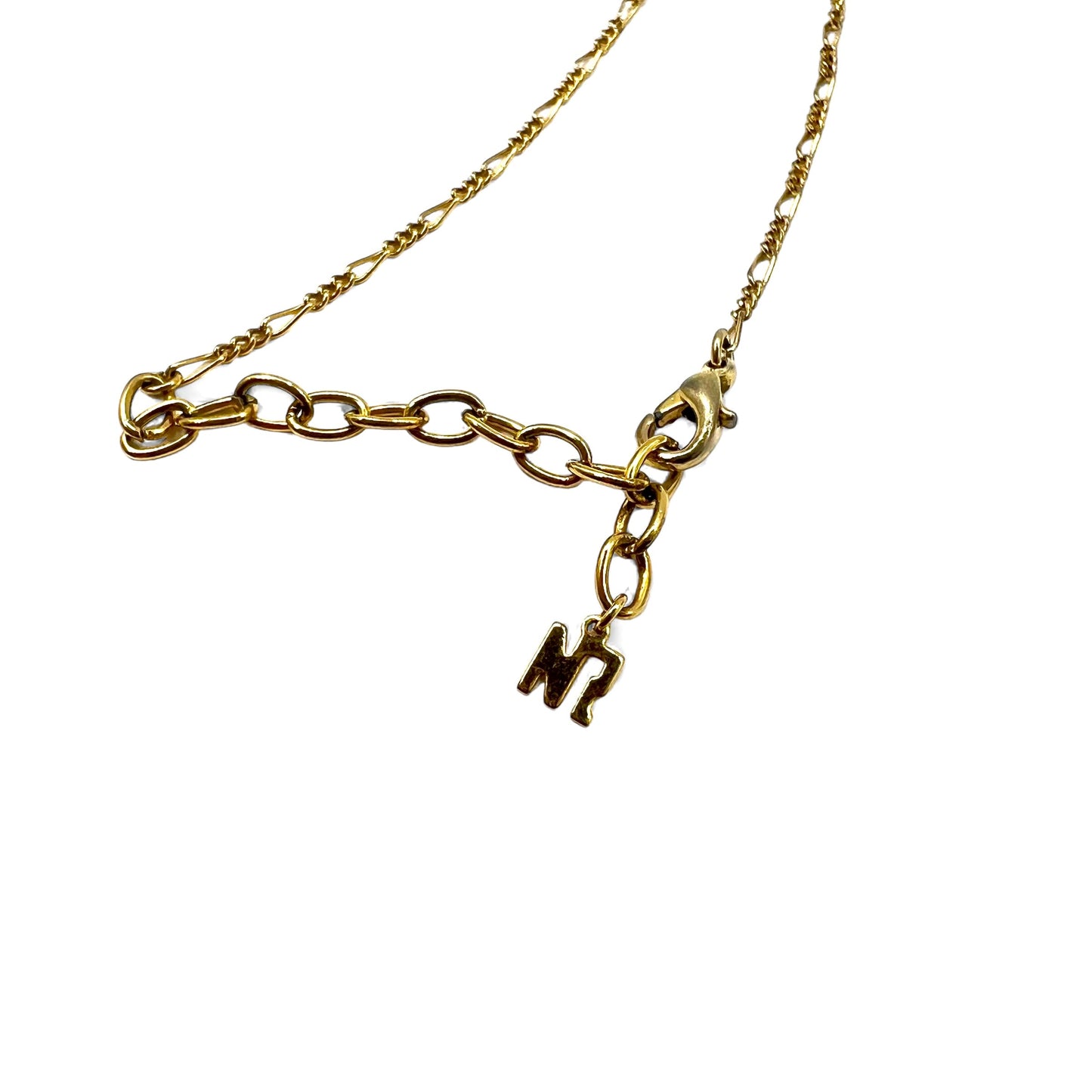 NINA RICCI フィガロチェーン ネックレス ゴールド オーバル ロゴモチーフ ヴィンテージ