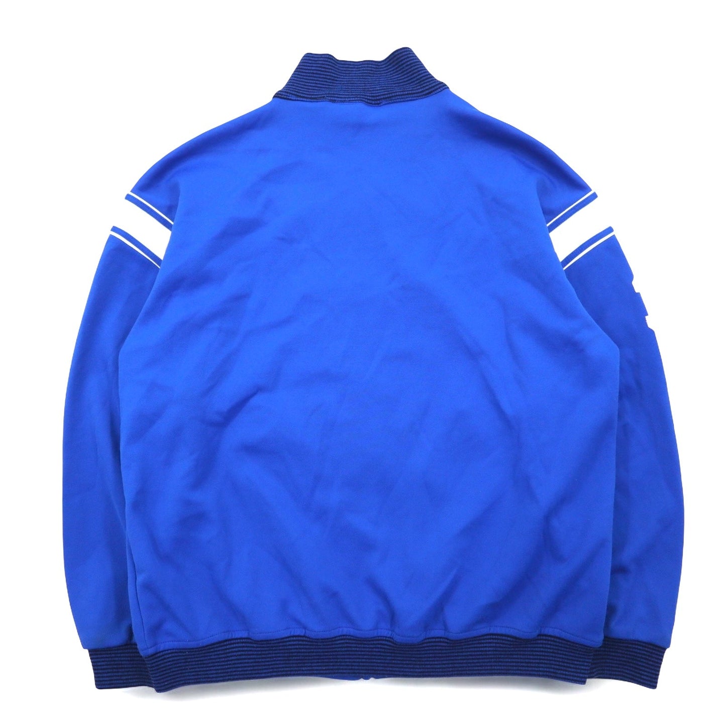 FILA 90年代 リブカラー ハイネック トラックジャケット ジャージ L ブルー ポリエステル