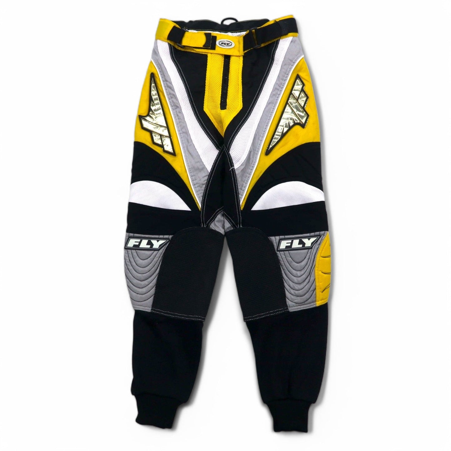 FLY RACEWEAR モトクロス レーシングパンツ ライディングパンツ M イエロー ブラック ナイロン SUBWAY