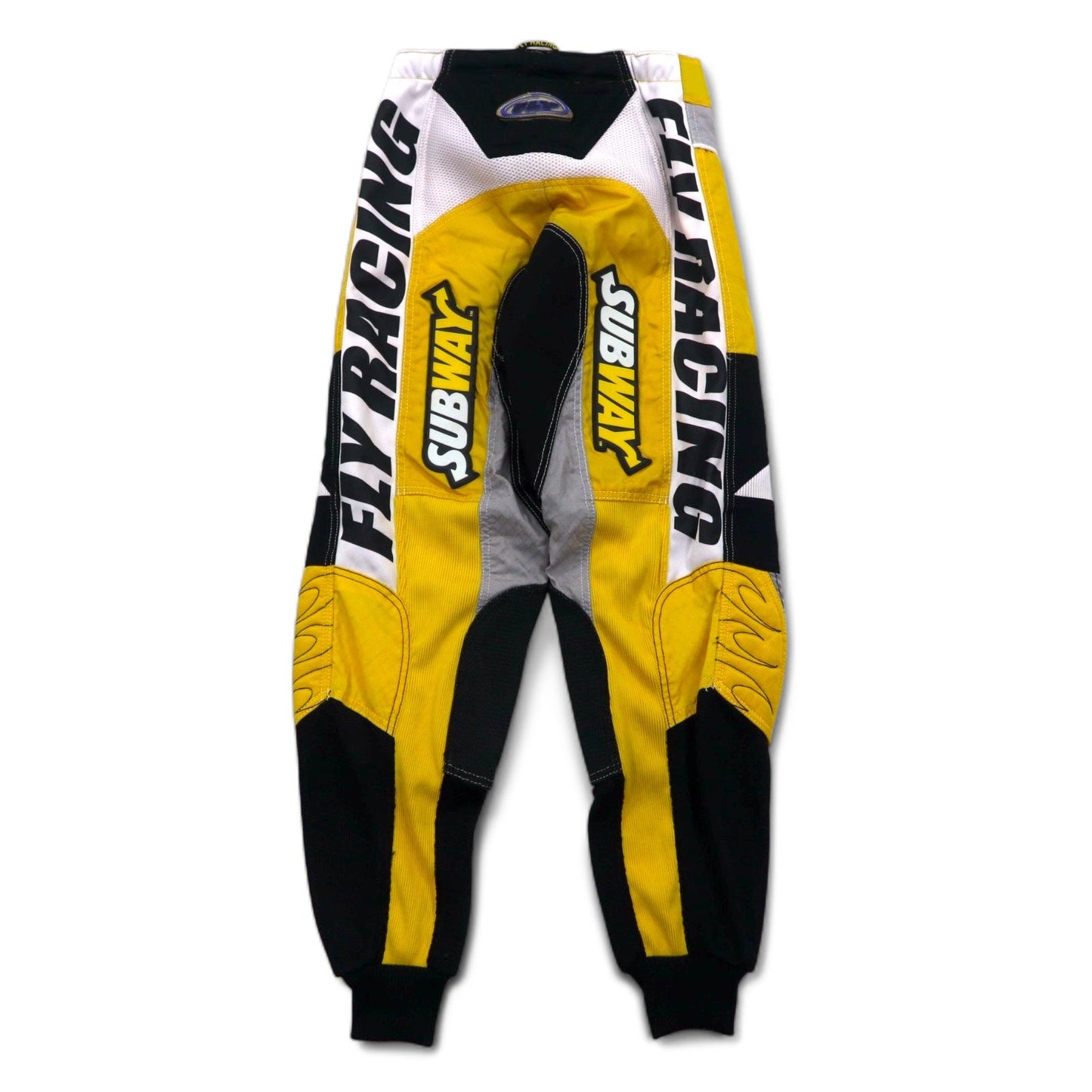 FLY RACEWEAR モトクロス レーシングパンツ ライディングパンツ M イエロー ブラック ナイロン SUBWAY