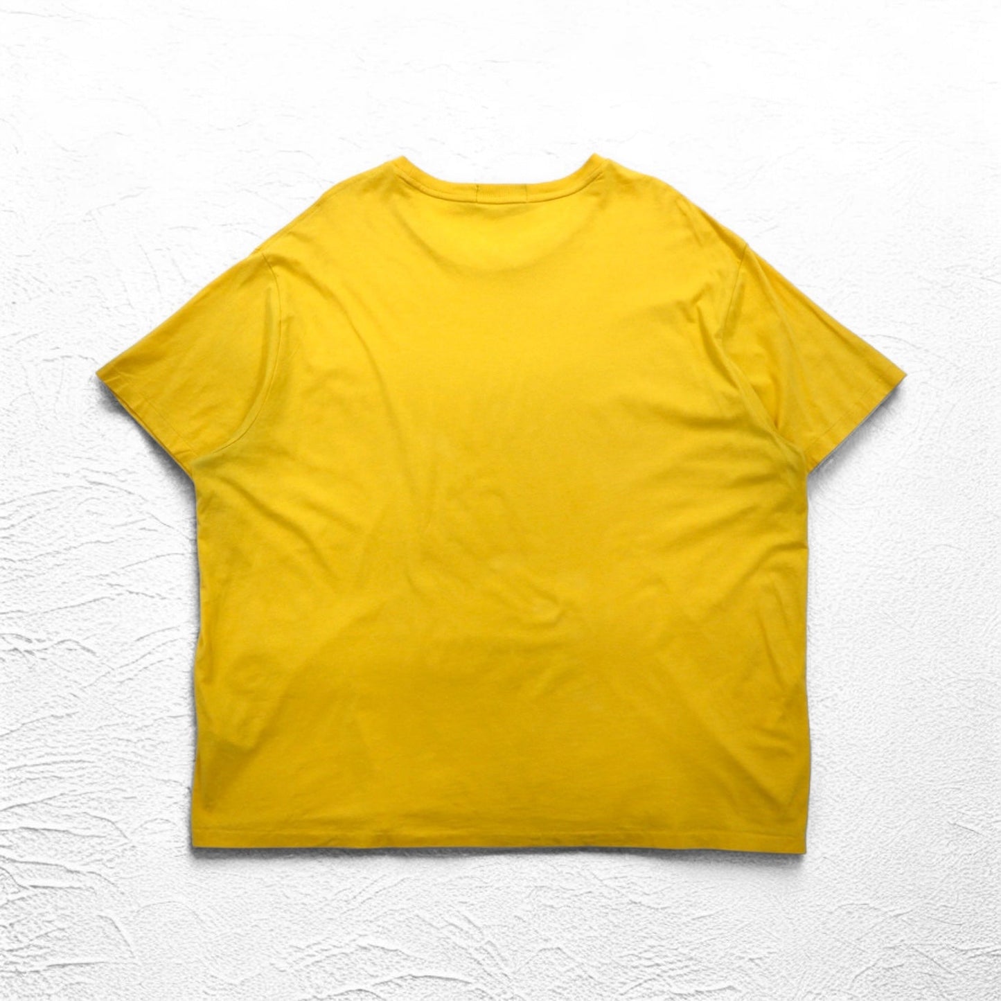 POLO SPORT RALPH LAUREN 90年代 シングルステッチ Tシャツ 3XL BIG イエロー 星条旗 ロゴプリント ビッグサイズ