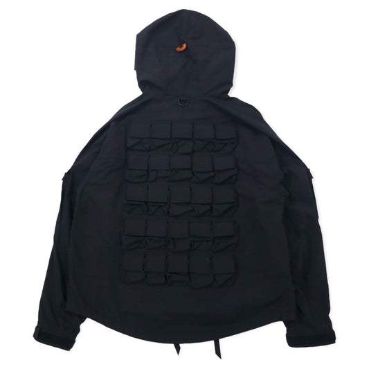NEXUS VII × GENERAL RESEARCH パラサイト マウンテンパーカー 48 ブラック 60/40クロス ナイロン コットン N-20 PARASITE RRS-NTC-J0A