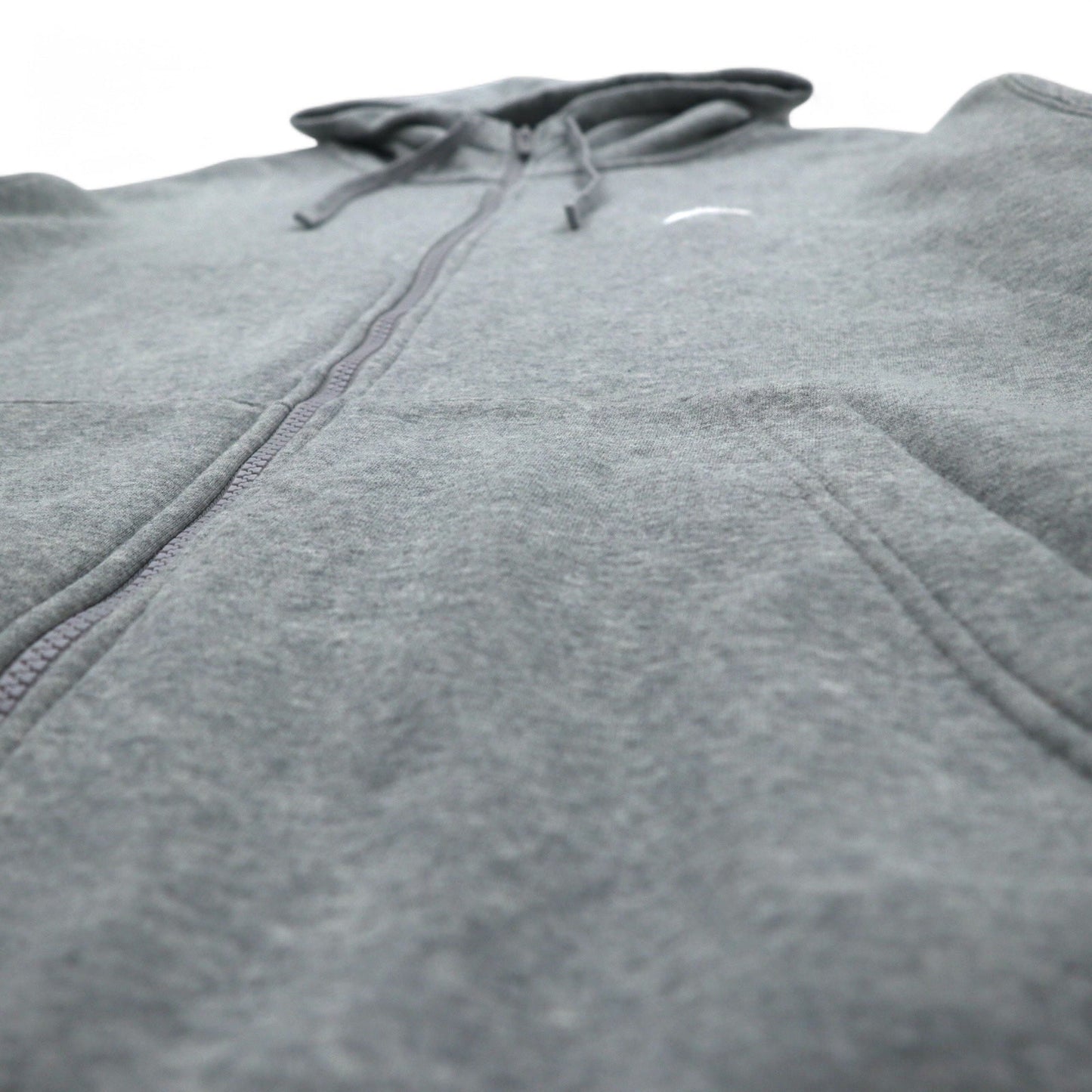 NIKE クラブ フリース フルジップ パーカー XXL グレー スウォッシュ CLUB FLEECE BV2645-063