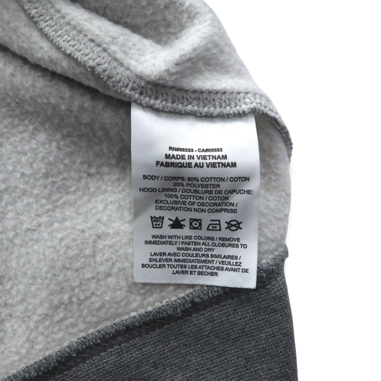 NIKE クラブ フリース フルジップ パーカー XXL グレー スウォッシュ CLUB FLEECE BV2645-063