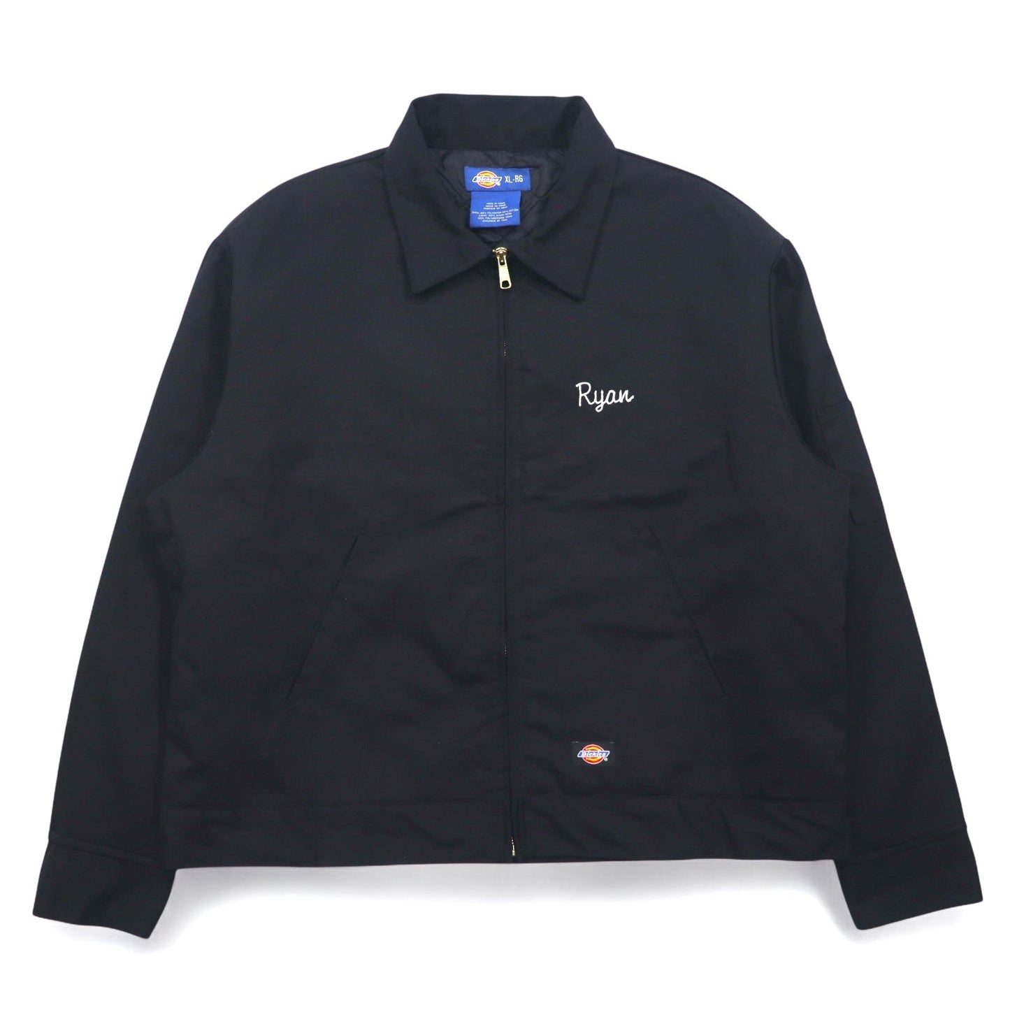 Dickies ワークジャケット ハリントンジャケット XL ブラック キルティングライナー