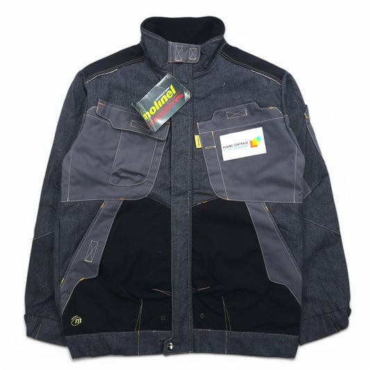 molinel expert ユーロワーク フランス ユーティリティ ジャケット L グレー Cordura コーデュラ デニム 未使用品