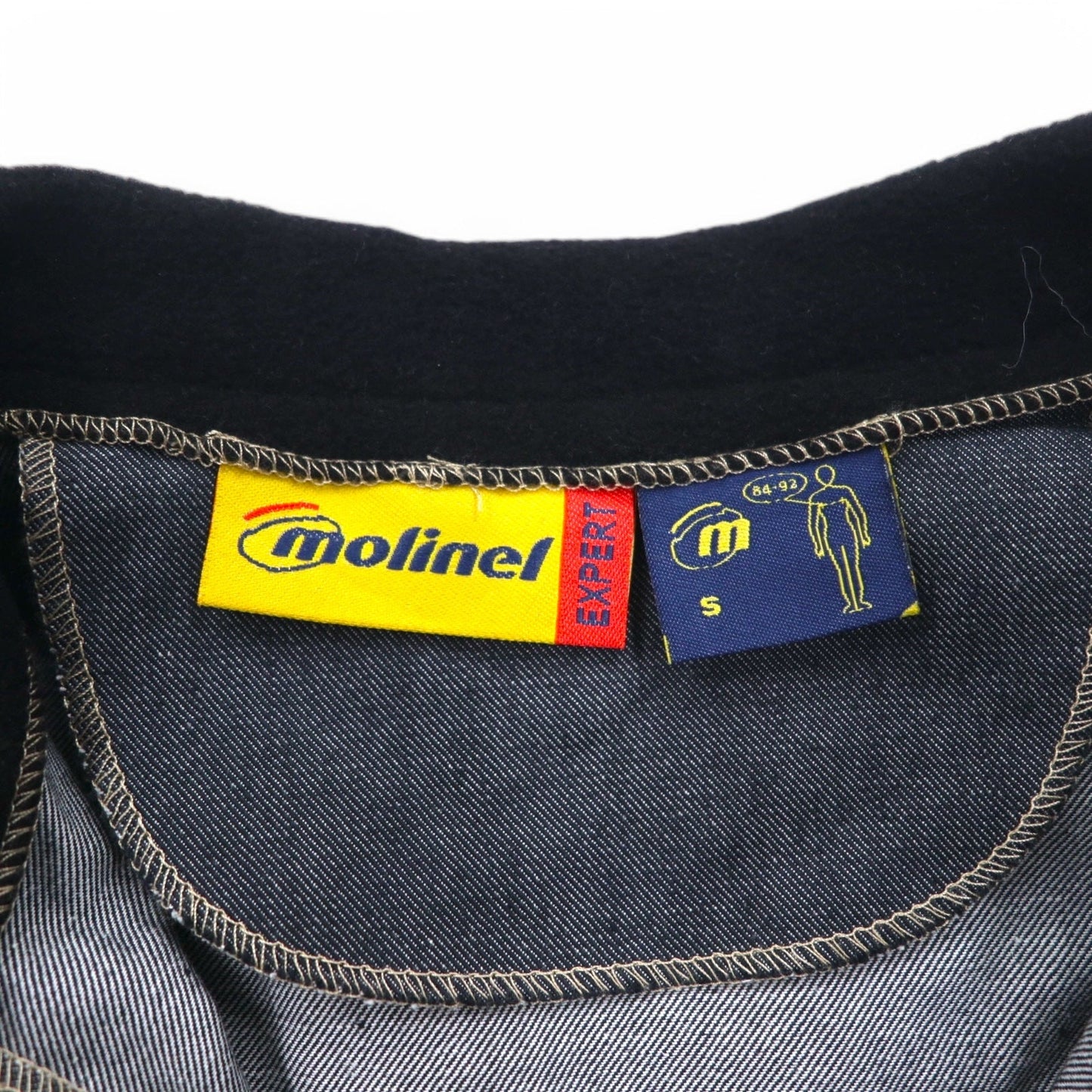 molinel expert ユーロワーク フランス ユーティリティ ジャケット L グレー Cordura コーデュラ デニム 未使用品