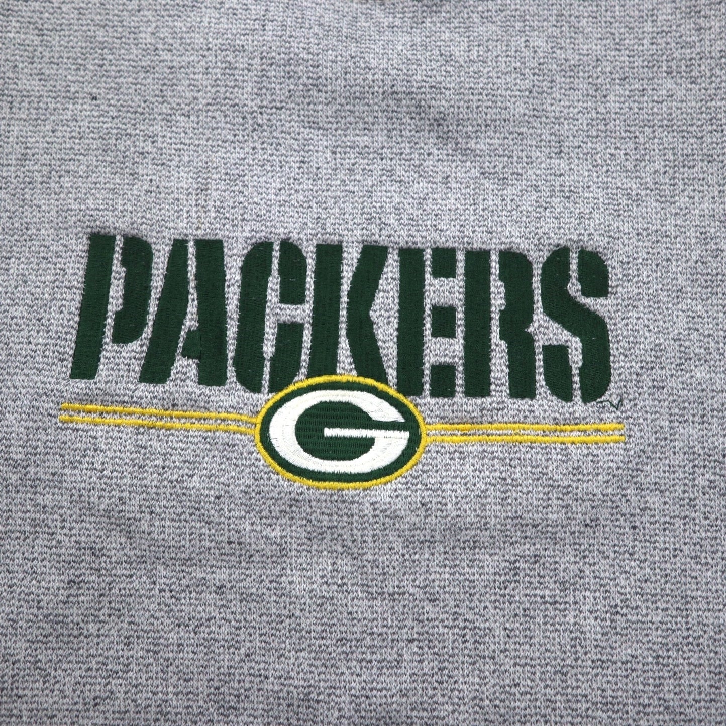 majestic パッカーズ 刺繍 スウェット XL グレー コットン NFL PACKERS