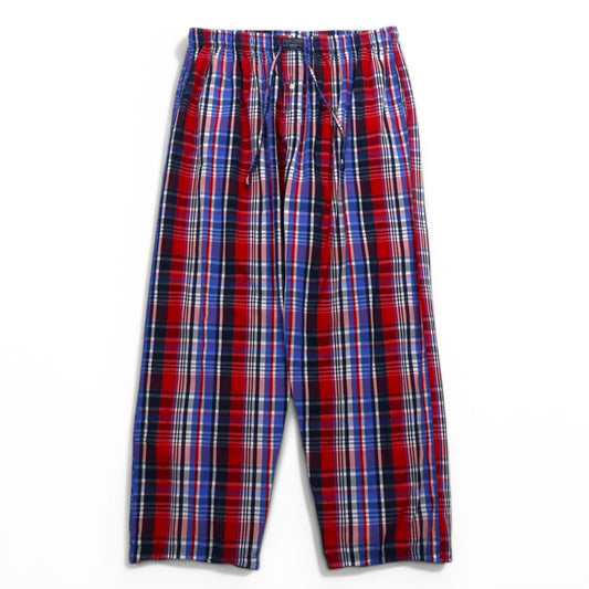 POLO RALPH LAUREN 90年代 パジャマパンツ イージーパンツ XL ブルー レッド チェック スモールポニー刺繍