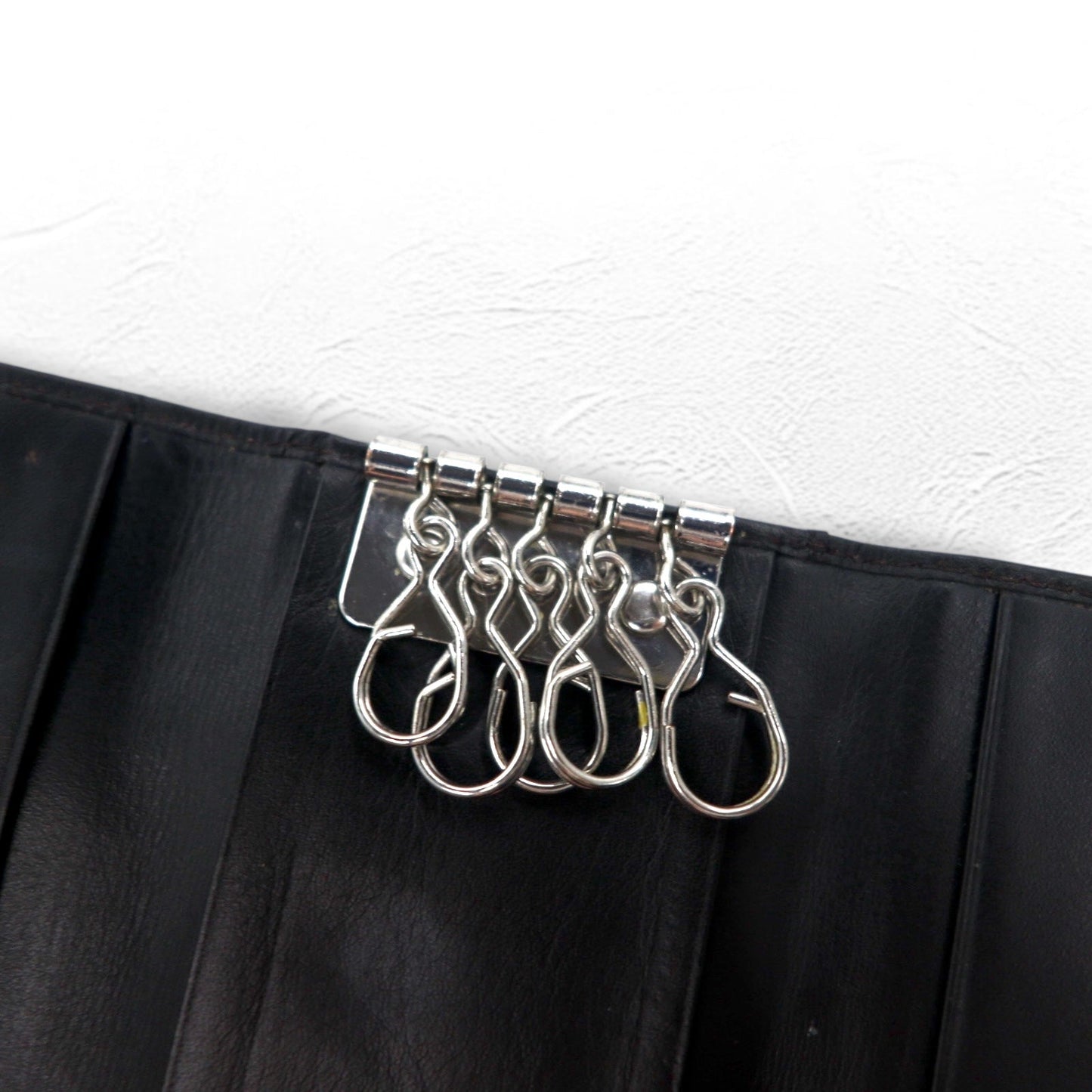 POLO RALPH LAUREN 5連 キーケース ブラック レザー スモールポニー