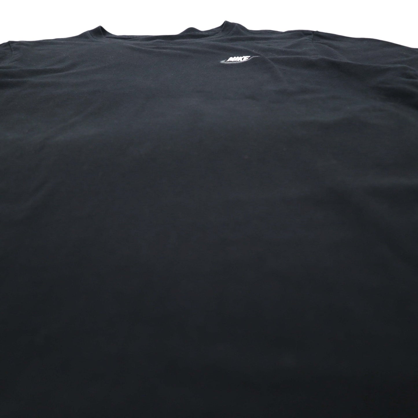 NIKE The Nike Tee ワンポイント刺繍 Tシャツ L ブラック コットン スウォッシュロゴ