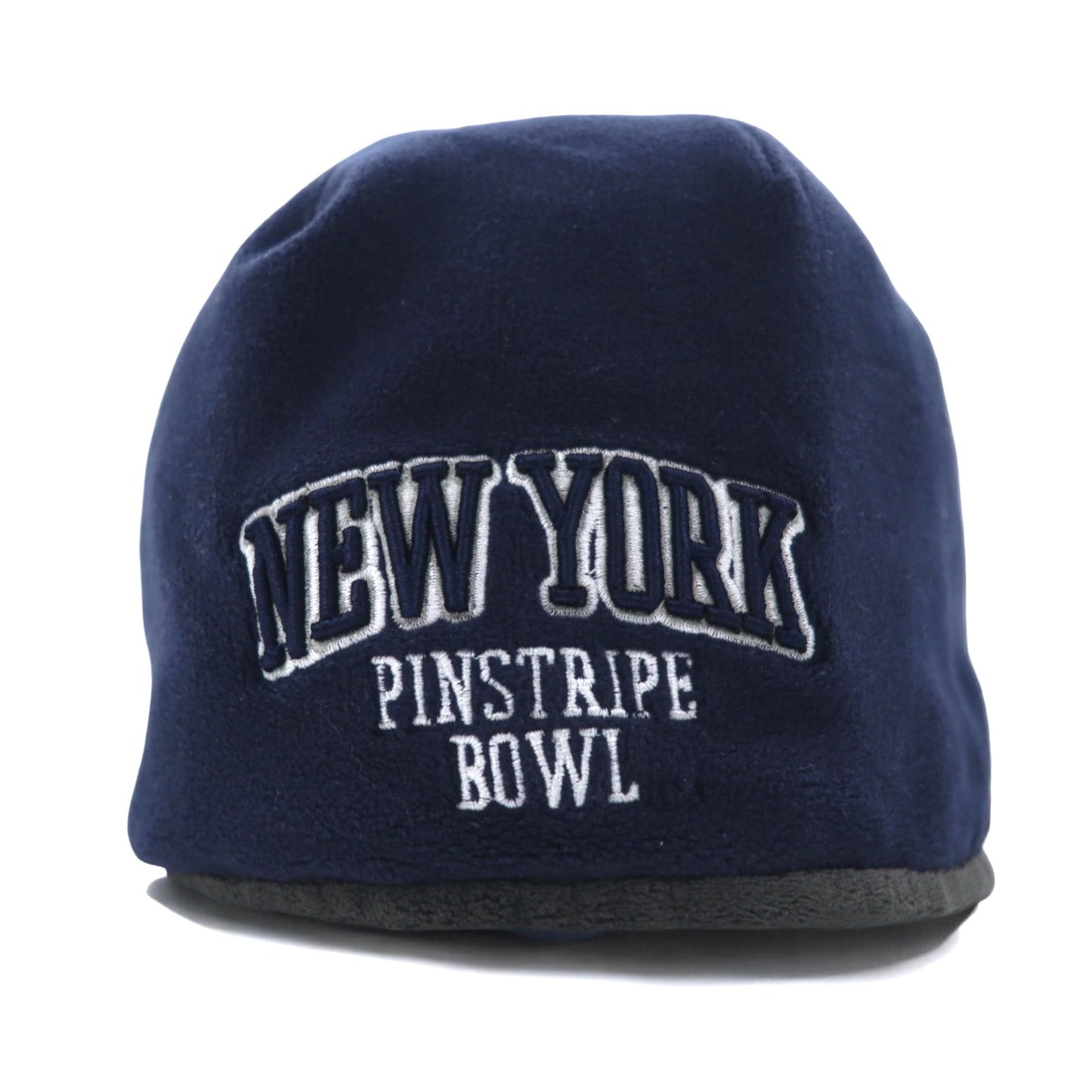 NEW ERA リバーシブル フリース ビーニー FREE ネイビー グレー ポリエステル NEW YORK PINSTRIPE BOWL ヤンキース