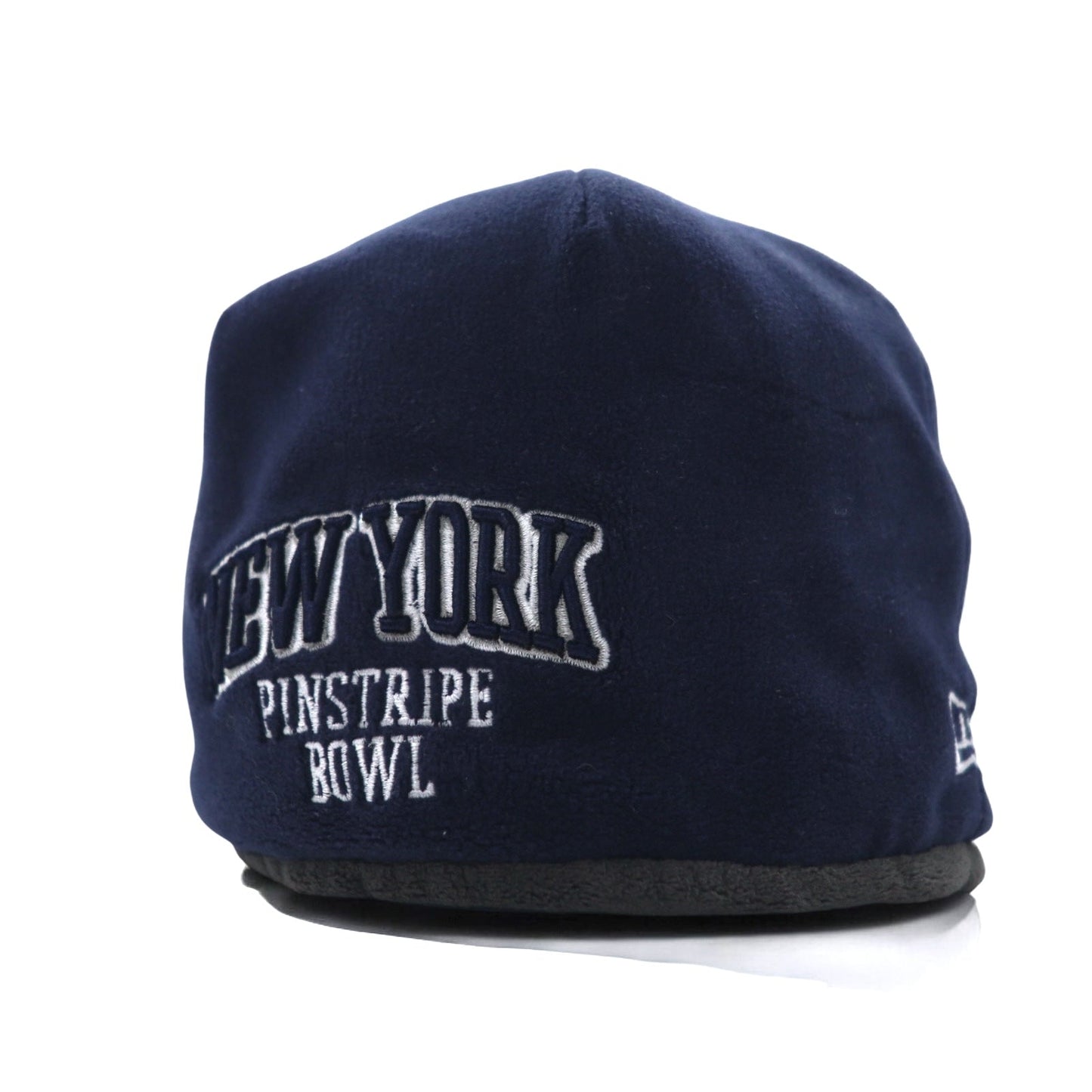 NEW ERA リバーシブル フリース ビーニー FREE ネイビー グレー ポリエステル NEW YORK PINSTRIPE BOWL ヤンキース