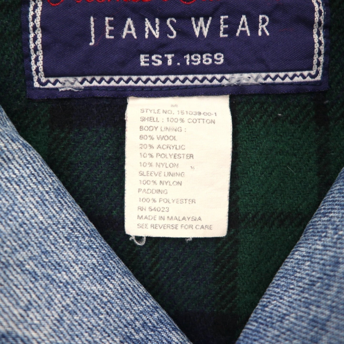 GAP 90年代 オールドギャップ デニムジャケット Gジャン M インディゴ ブルー 裏地ブランケット