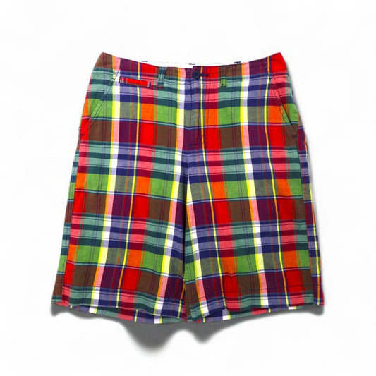 Polo by Ralph Lauren 90年代 ショートパンツ ハーフパンツ S レッド チェック コットン