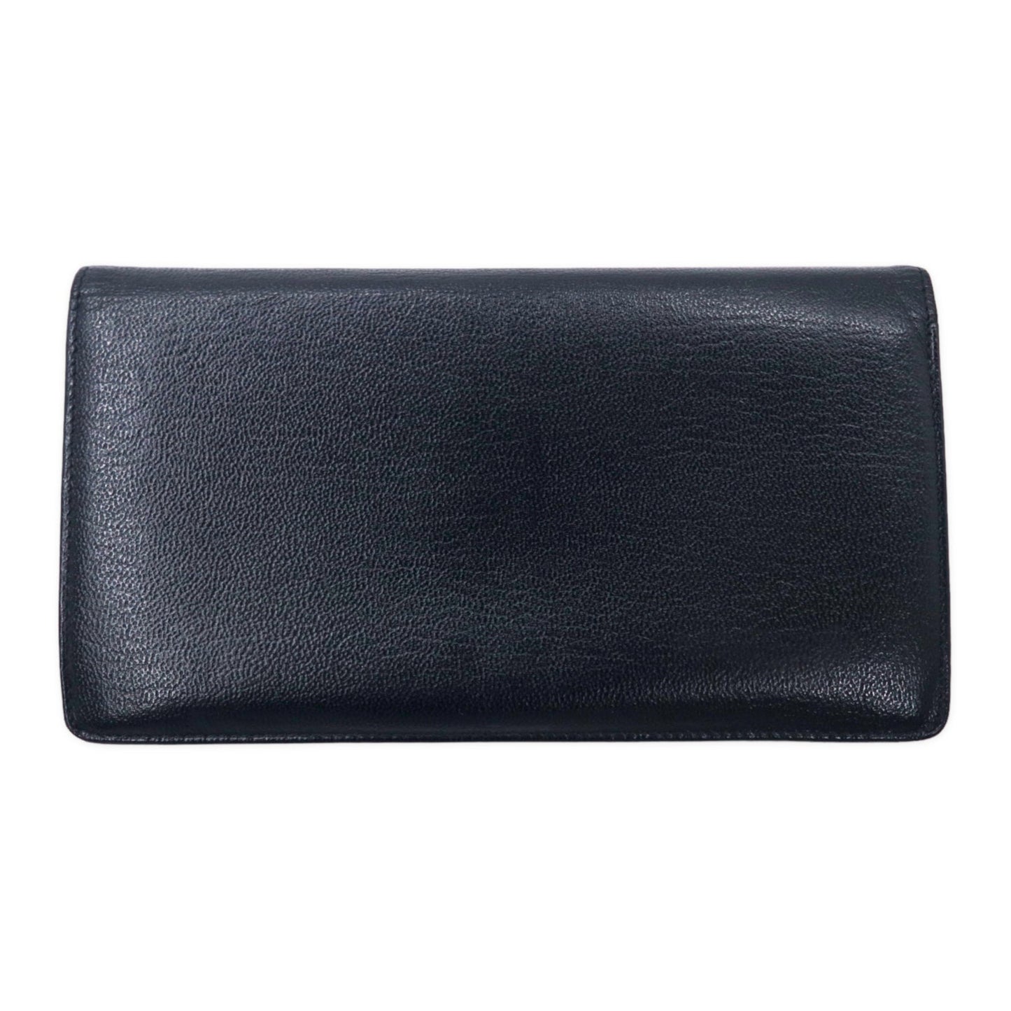 CHANEL セブルガ キャビアスキン 長財布 ブラック レザー ココマーク A68706 フランス製