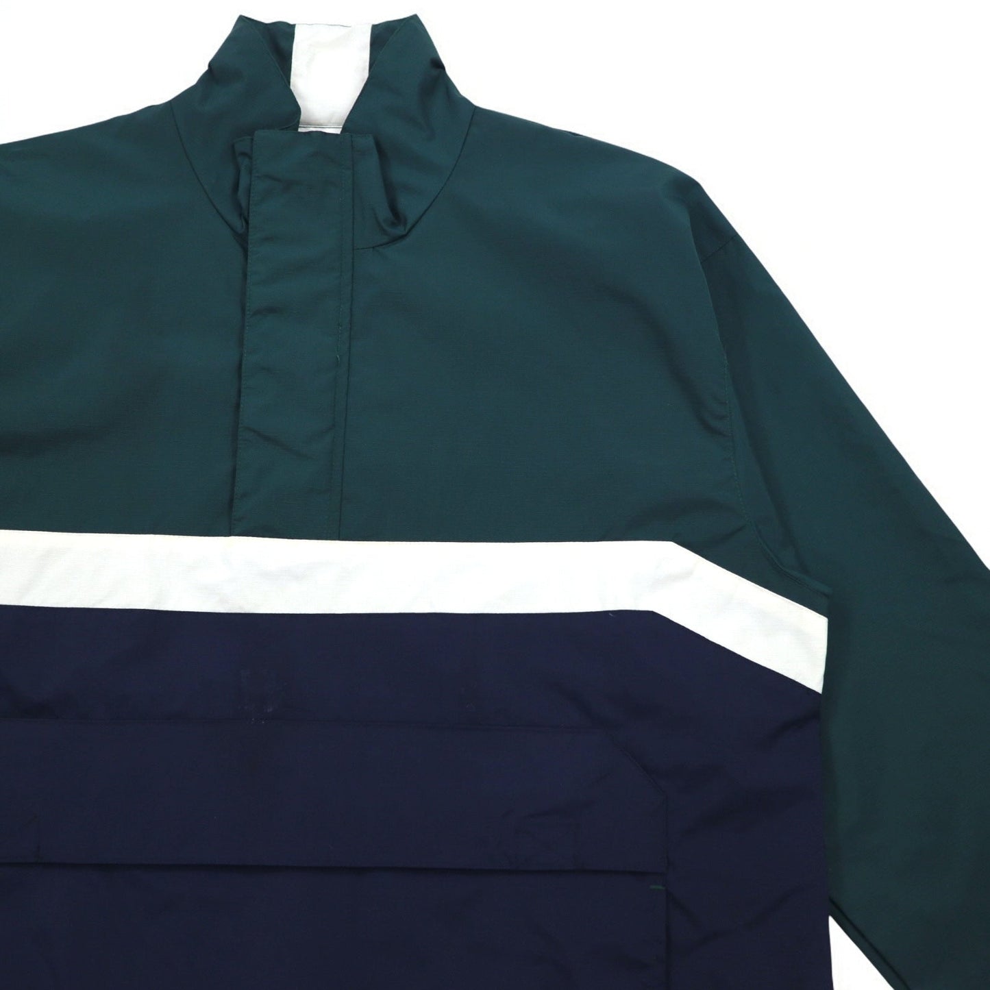 GEAR FOR SPORTS ハーフジップ ナイロンジャケット アノラックジャケット M グリーン ネイビー リップストップ