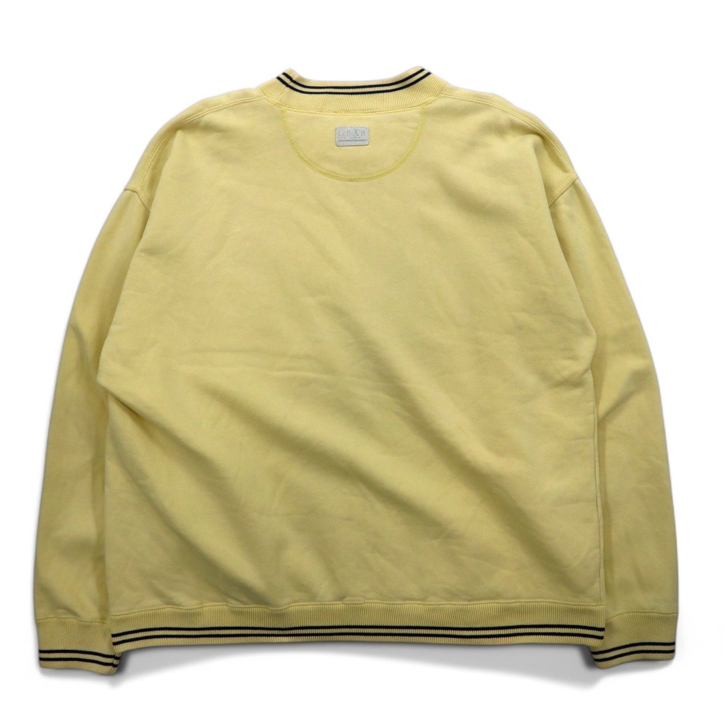 GEAR FOR SPORTS 90年代 ボトルネック リブライン スウェット L ベージュ MISSOURI