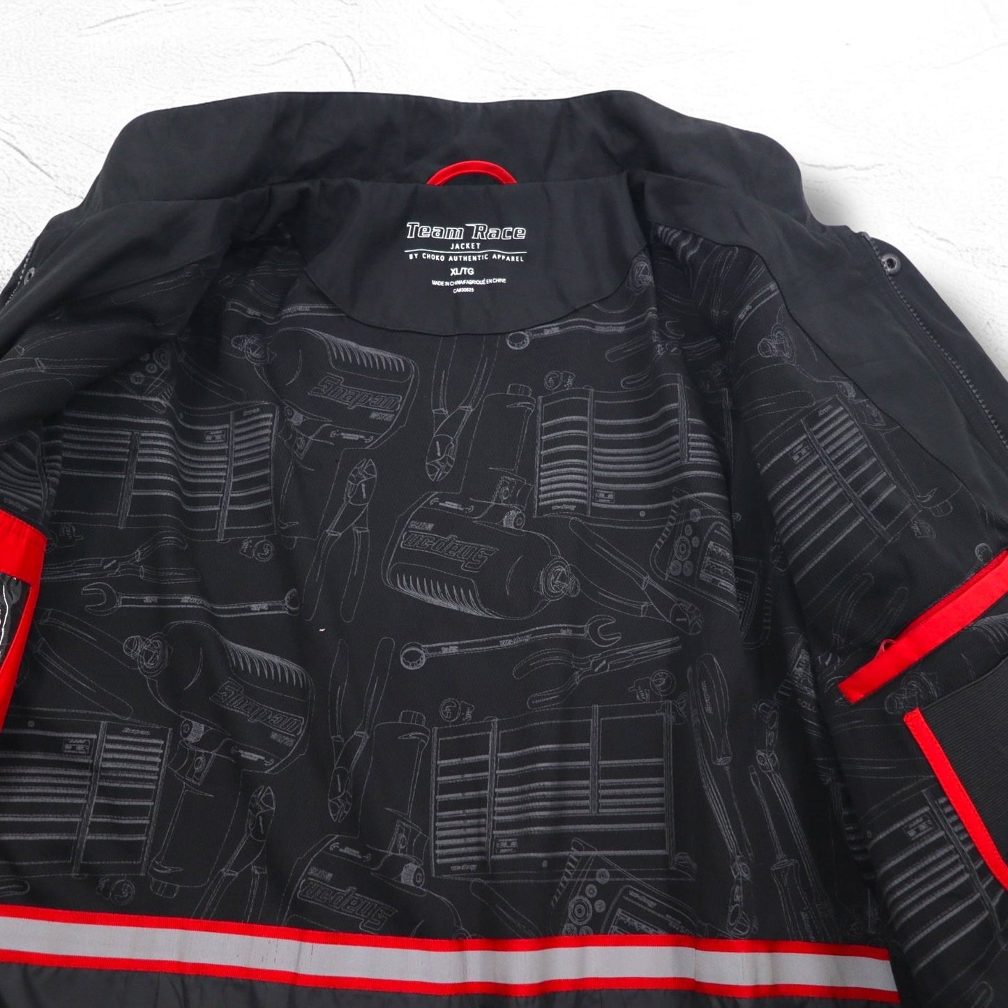 Snap-on RACING レーシングジャケット XL ブラック Team Race JACKET by CHOKO AUTHENTIC
