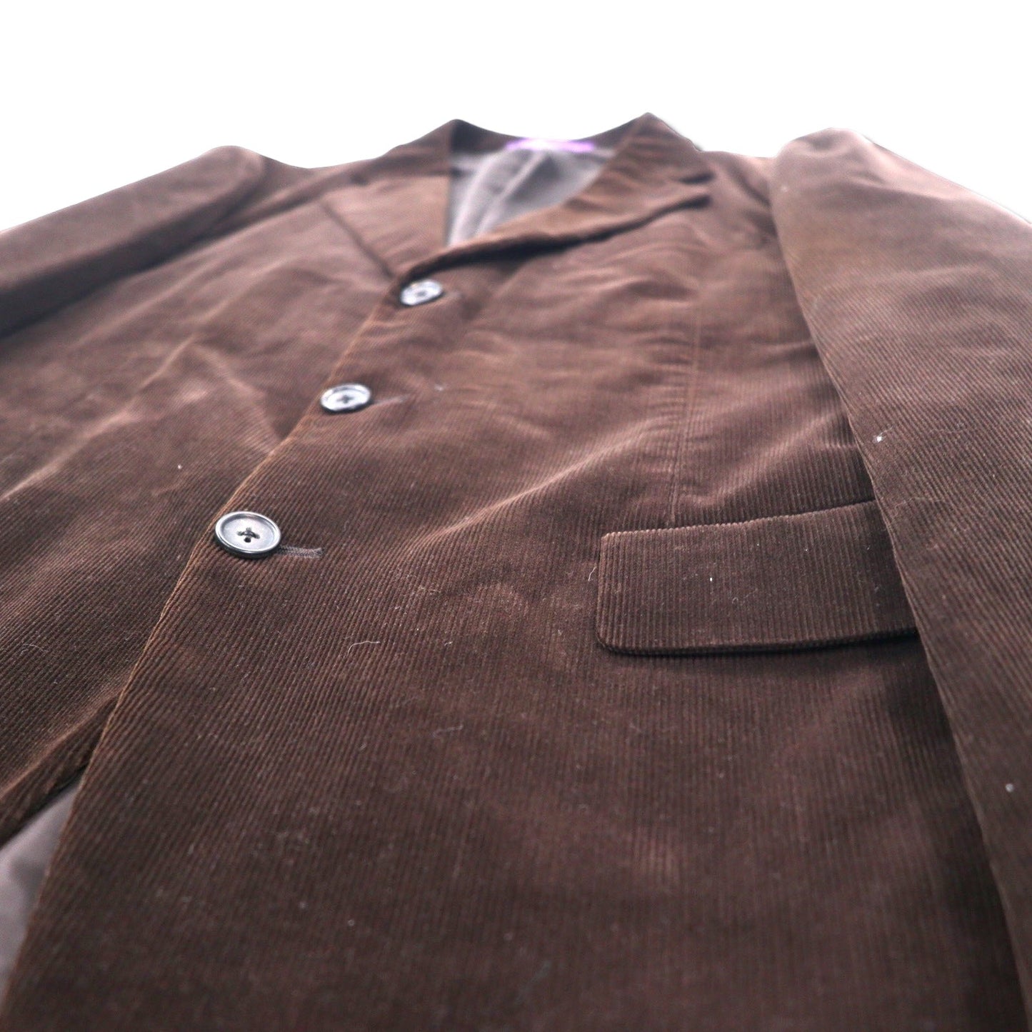 Paul Smith COLLECTION コーデュロイ 3B テーラードジャケット LX ブラウン コットン 日本製