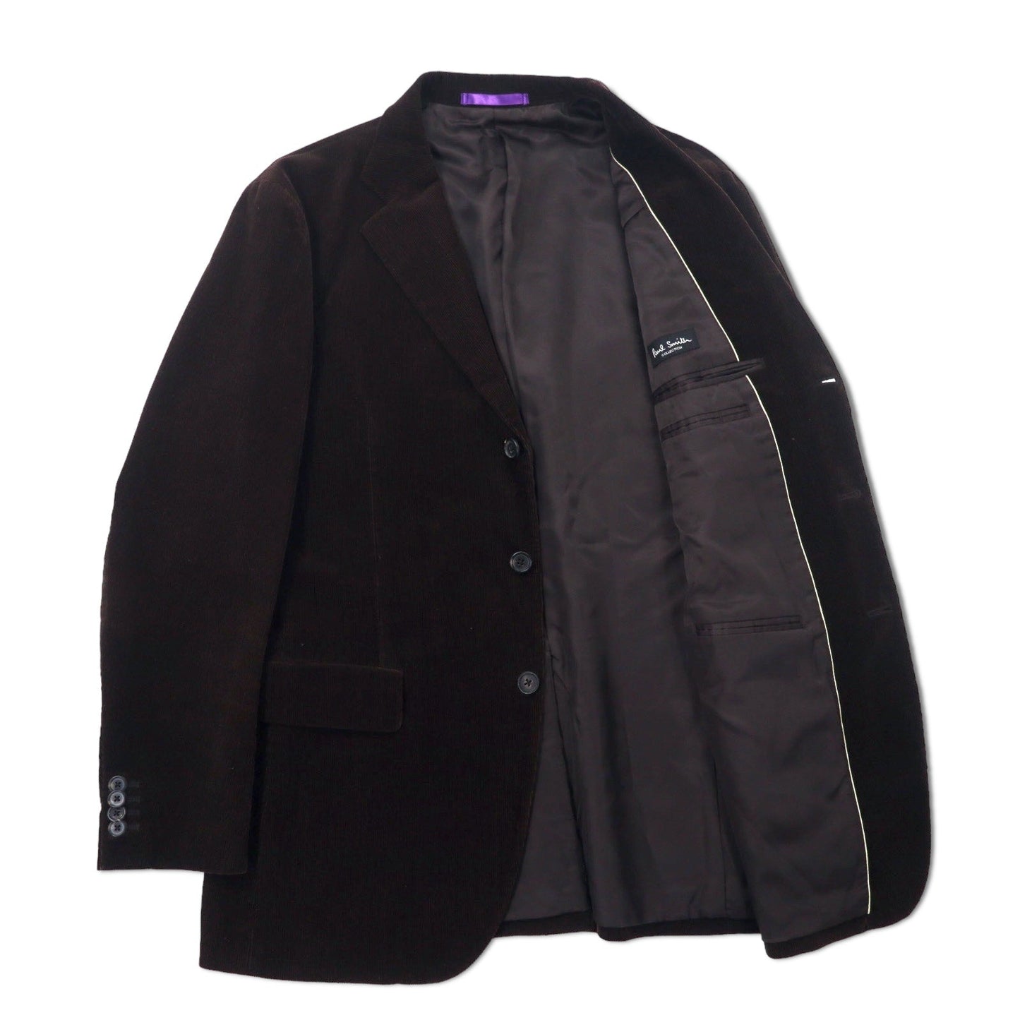 Paul Smith COLLECTION コーデュロイ 3B テーラードジャケット LX ブラウン コットン 日本製