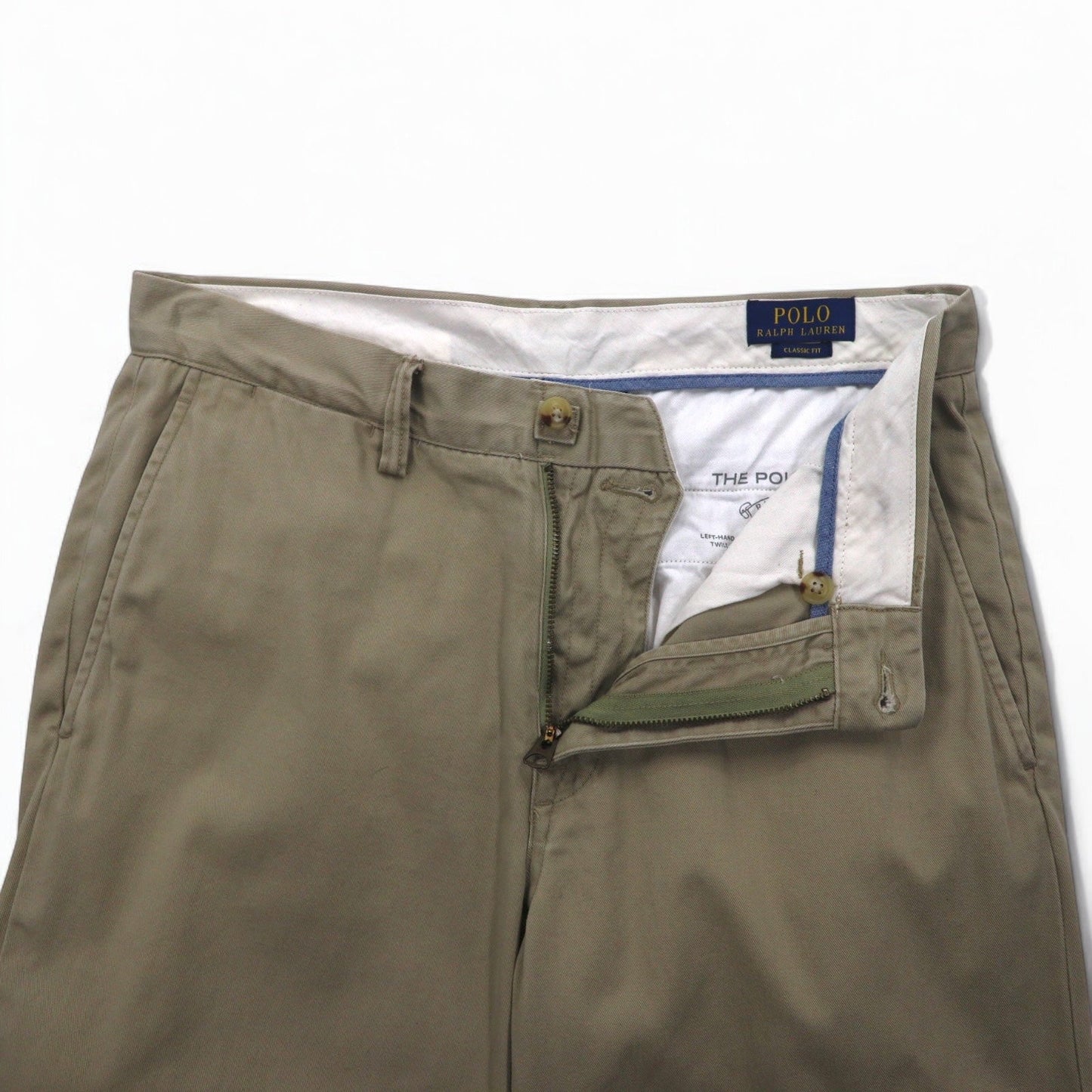 POLO RALPH LAUREN チノパンツ M ベージュ CLASSIC COTTON TWILL POLO CHINO スリランカ製