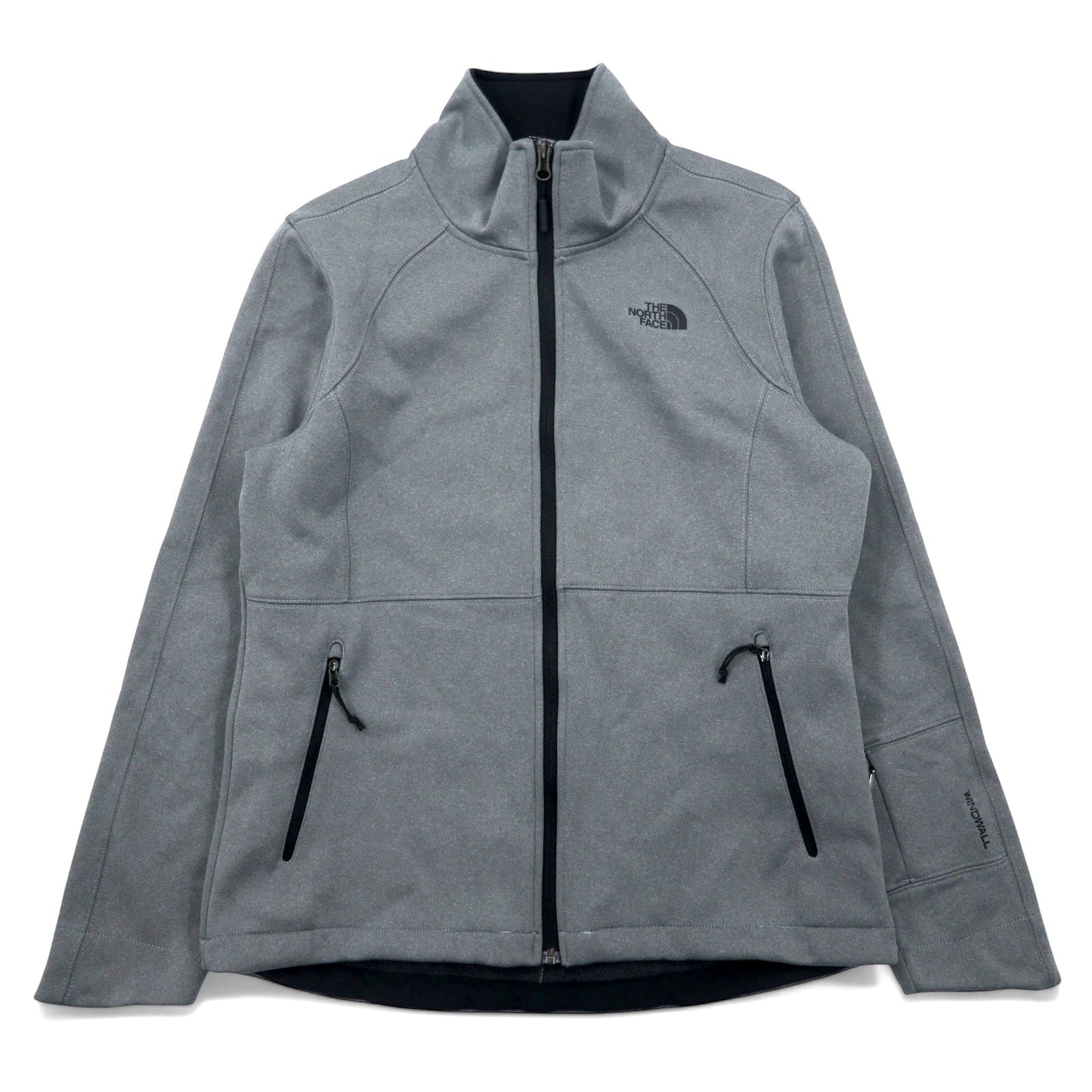 THE NORTH FACE ソフトシェルジャケット M グレー HYVENT WINDWALL US規格 アペックスライザージャケット NF0A35DW