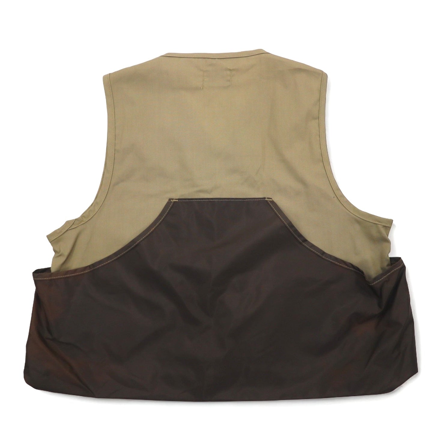 Vintage 90s Made in USA Hunting Vest SAFTBAK ハンティングベスト XL ベージュ ポリエステル コットン