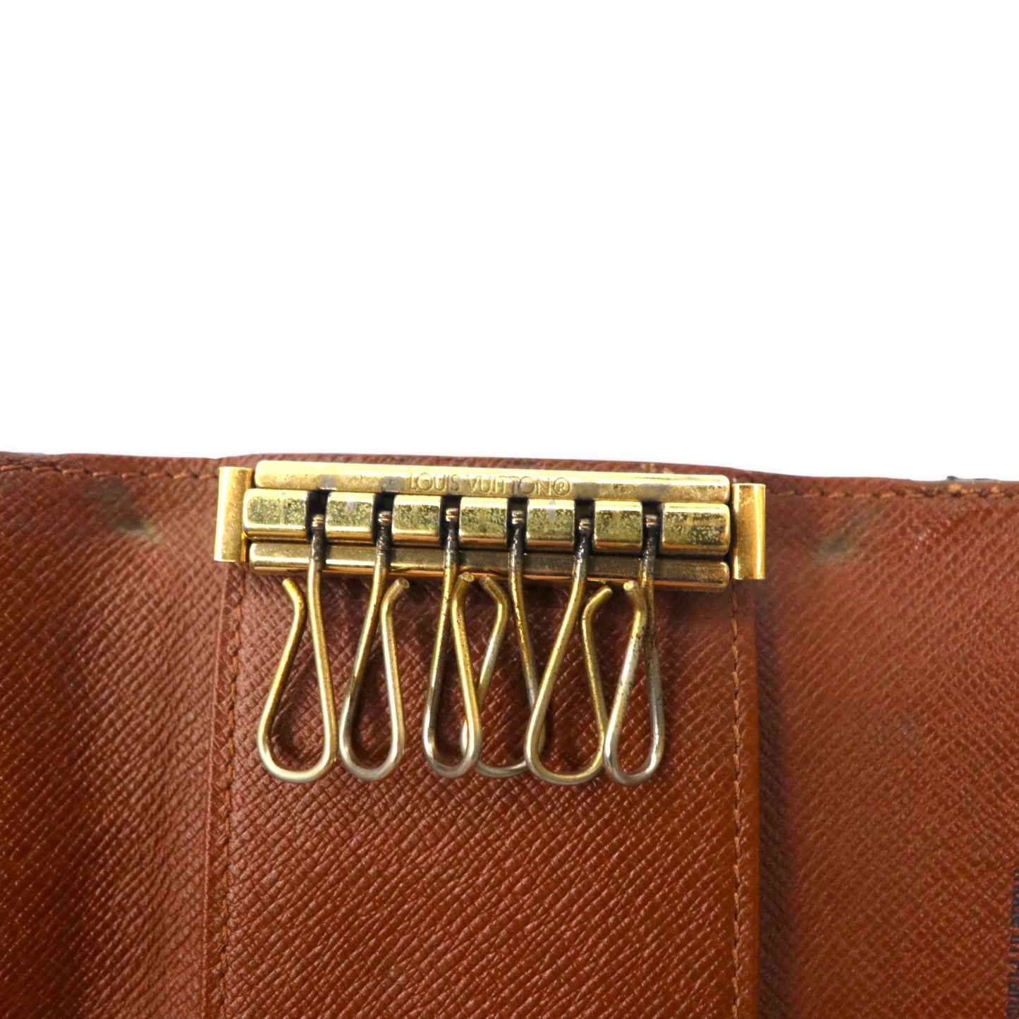 LOUIS VUITTON モノグラム ミュルティクレ6 6連キーケース ブラウン M62630 フランス製