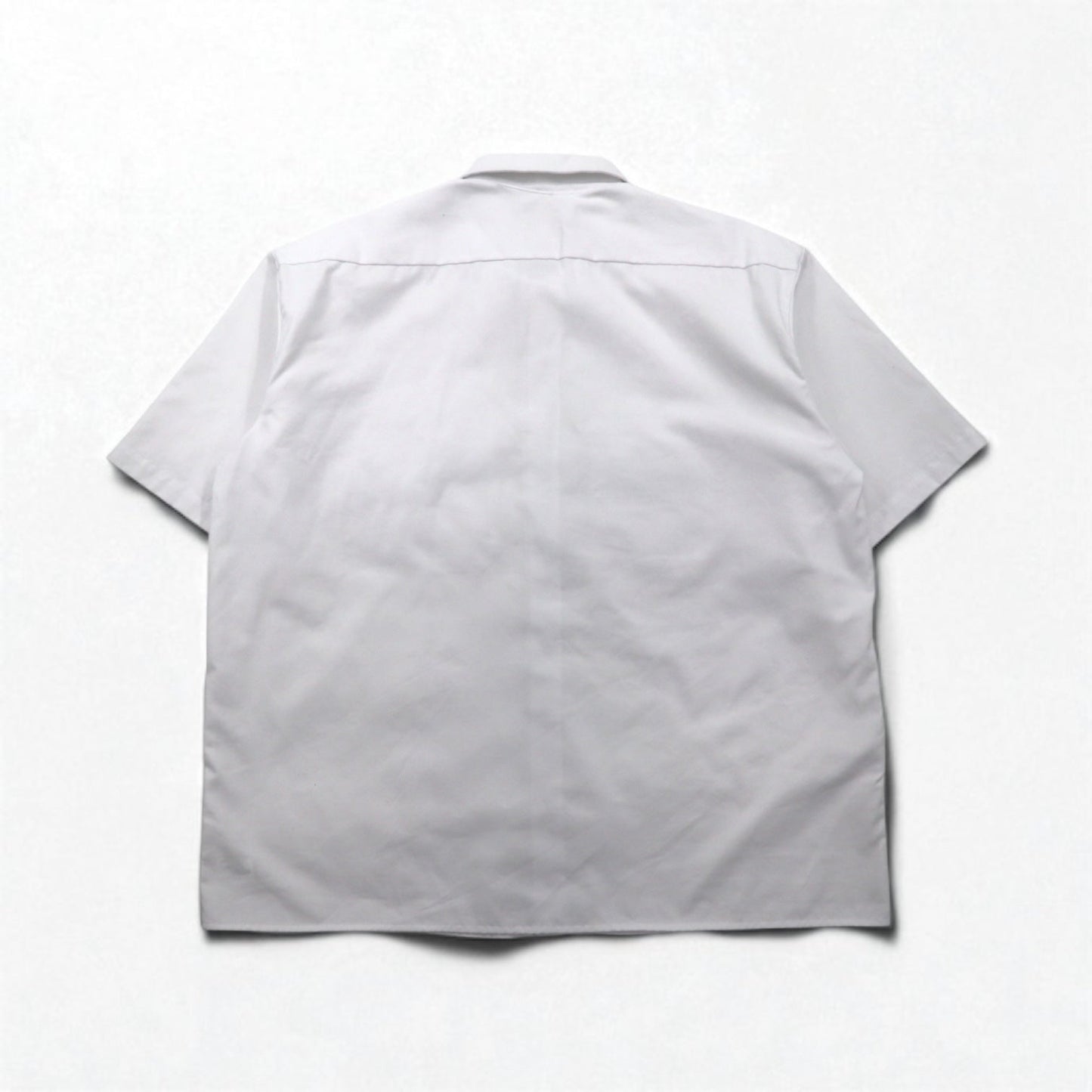 Dickies 半袖 ワークシャツ 2XL ホワイト ポリエステル コットン ダブルポケット 1574