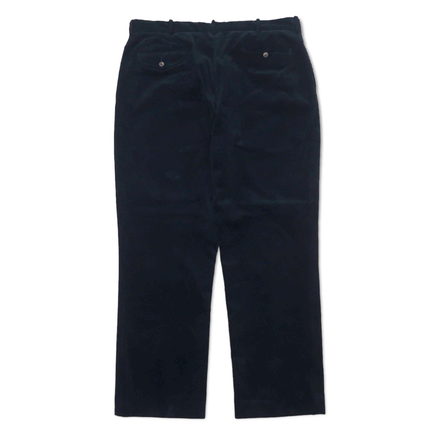 Polo by Ralph Lauren ワイド コーデュロイパンツ 40 ネイビー コットン FINE TAILORING スリランカ製