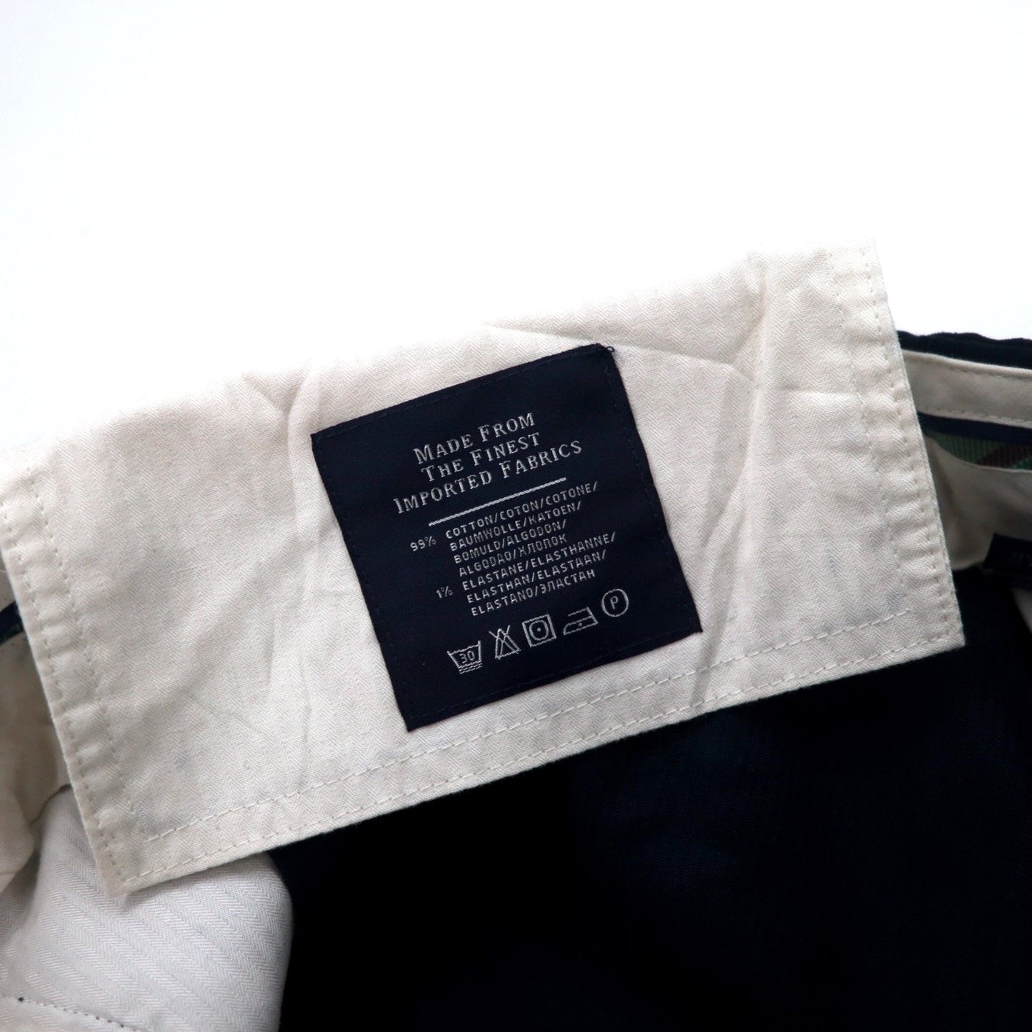 Polo by Ralph Lauren ワイド コーデュロイパンツ 40 ネイビー コットン FINE TAILORING スリランカ製