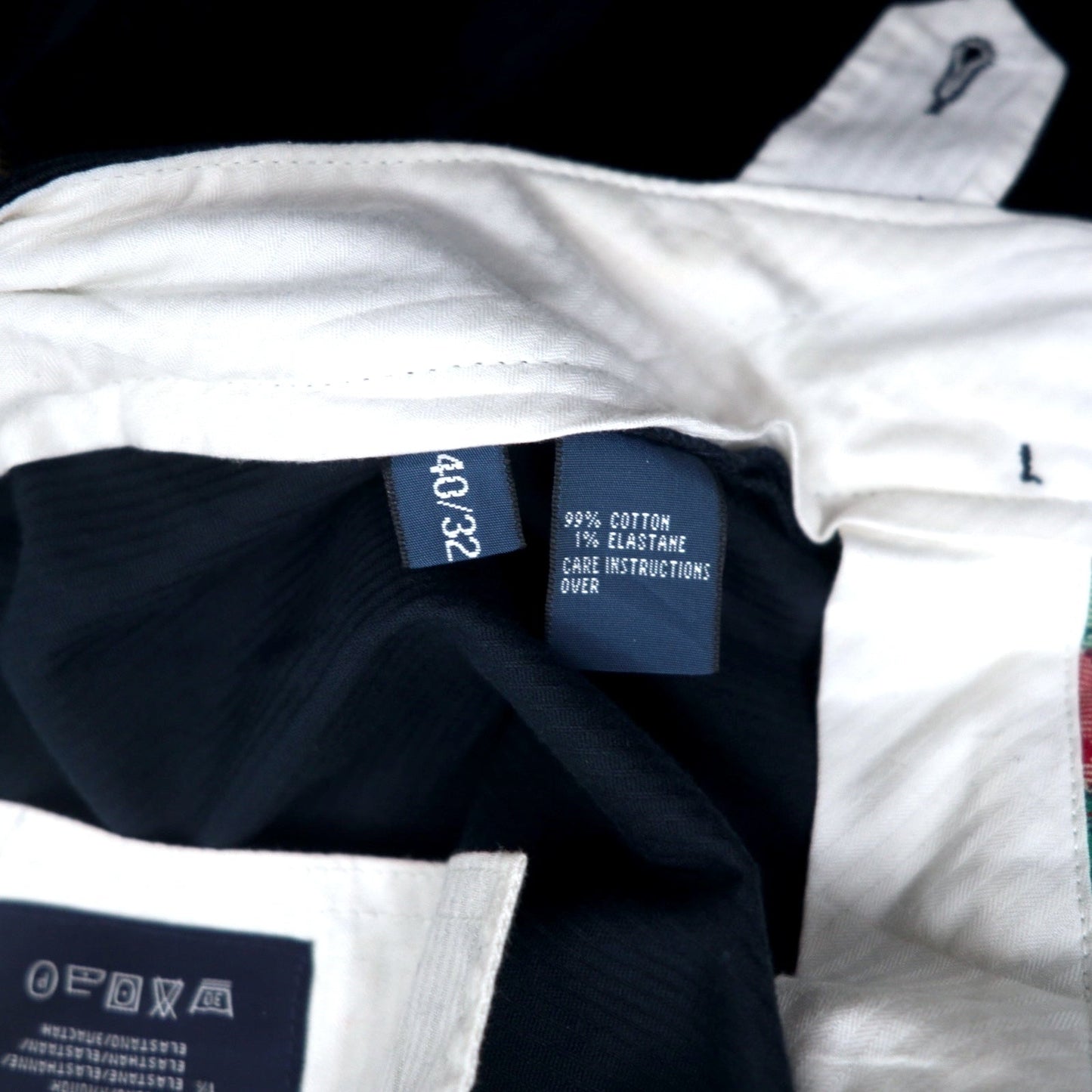 Polo by Ralph Lauren ワイド コーデュロイパンツ 40 ネイビー コットン FINE TAILORING スリランカ製