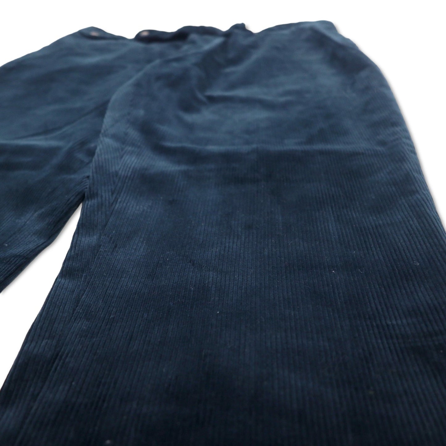 Polo by Ralph Lauren ワイド コーデュロイパンツ 40 ネイビー コットン FINE TAILORING スリランカ製