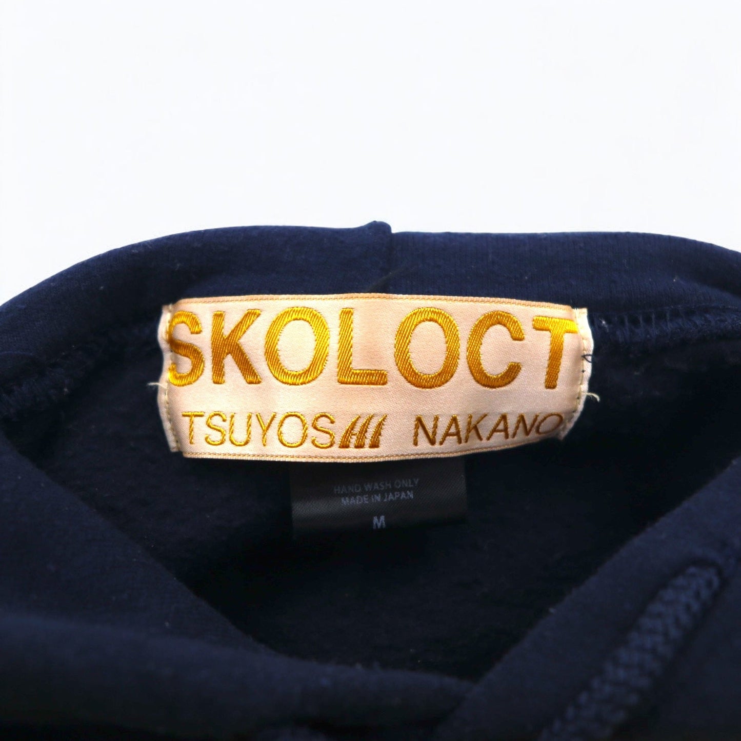 SKOLOCT TSUYOSHI NAKANO プルオーバー パーカー M ネイビー スマイリー ART GANG MONEY プリント 日本製