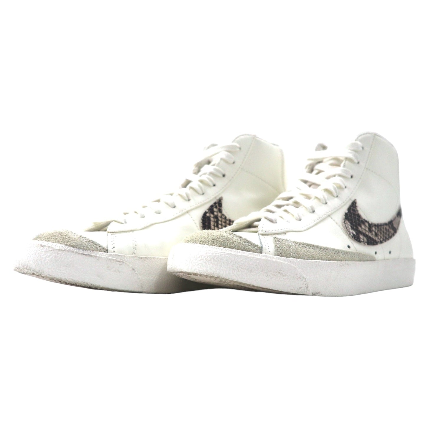 NIKE ブレーザー ミッド 77 スニーカー 26cm ホワイト パイソン BLAZER MID 77 SE DA8736-100