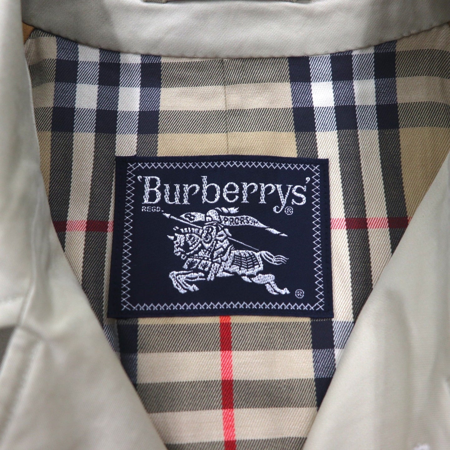 Burberrys 90年代 オールド バルマカーンコート ステンカラーコート S ベージュ ノバチェック