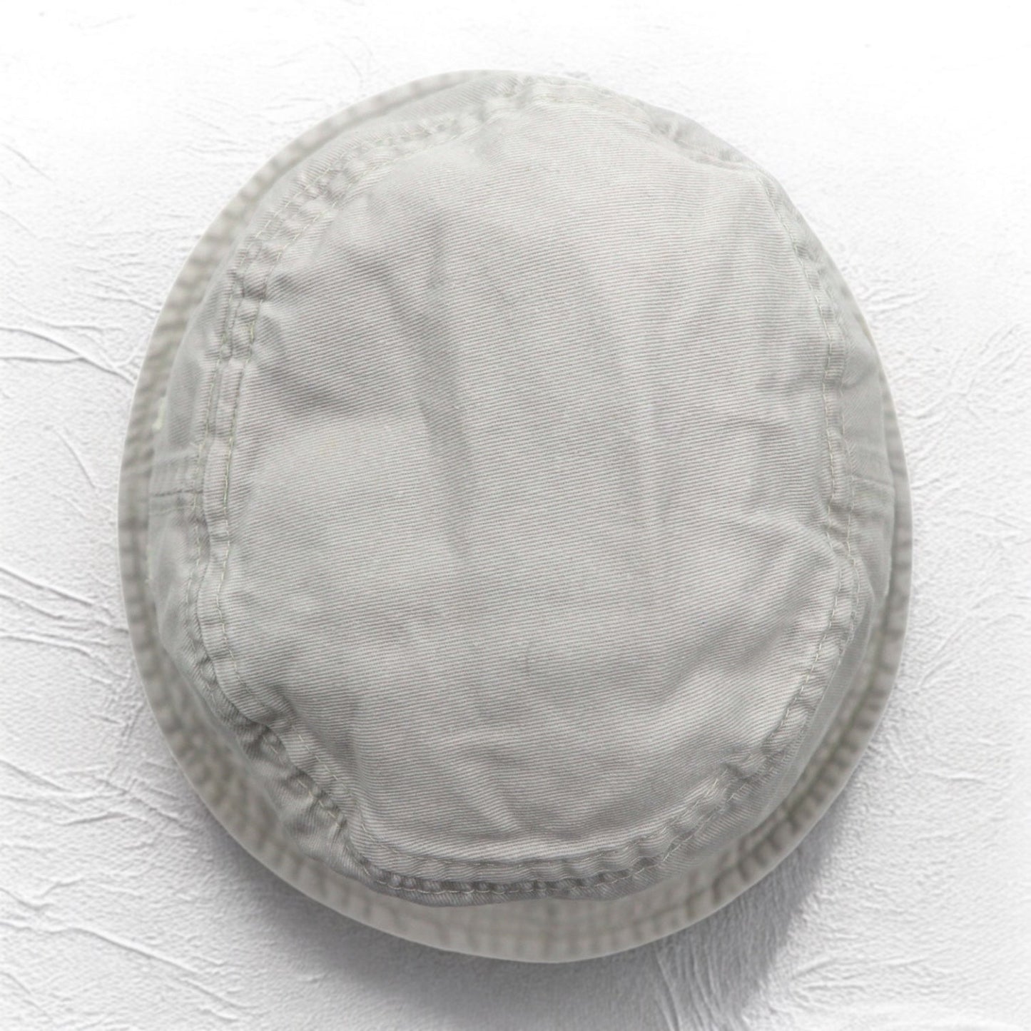 NIKE 90年代 銀タグ スウォッシュ 刺繍 バケットハット L ベージュ コットン