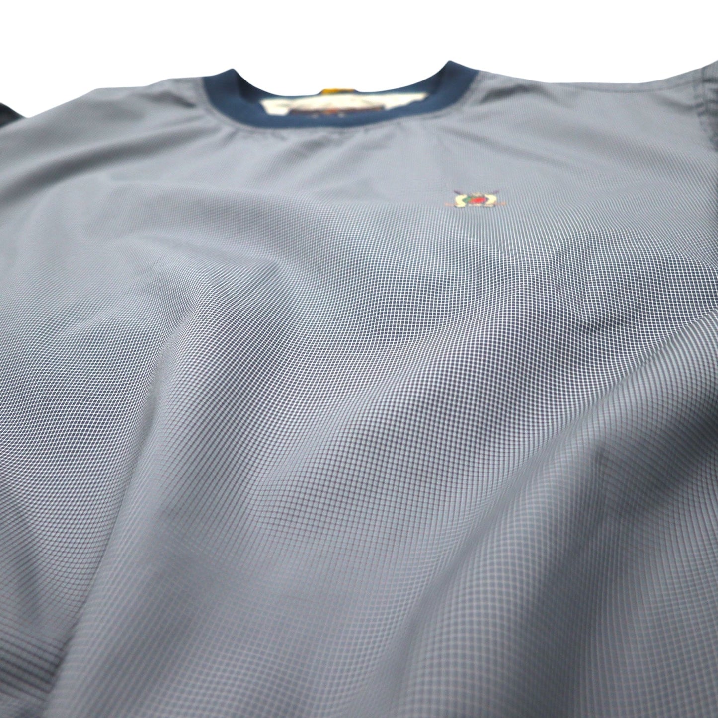 TOMMY HILFIGER GOLF 90年代 ピステ プルオーバー ナイロンジャケット L グレー ネイビー