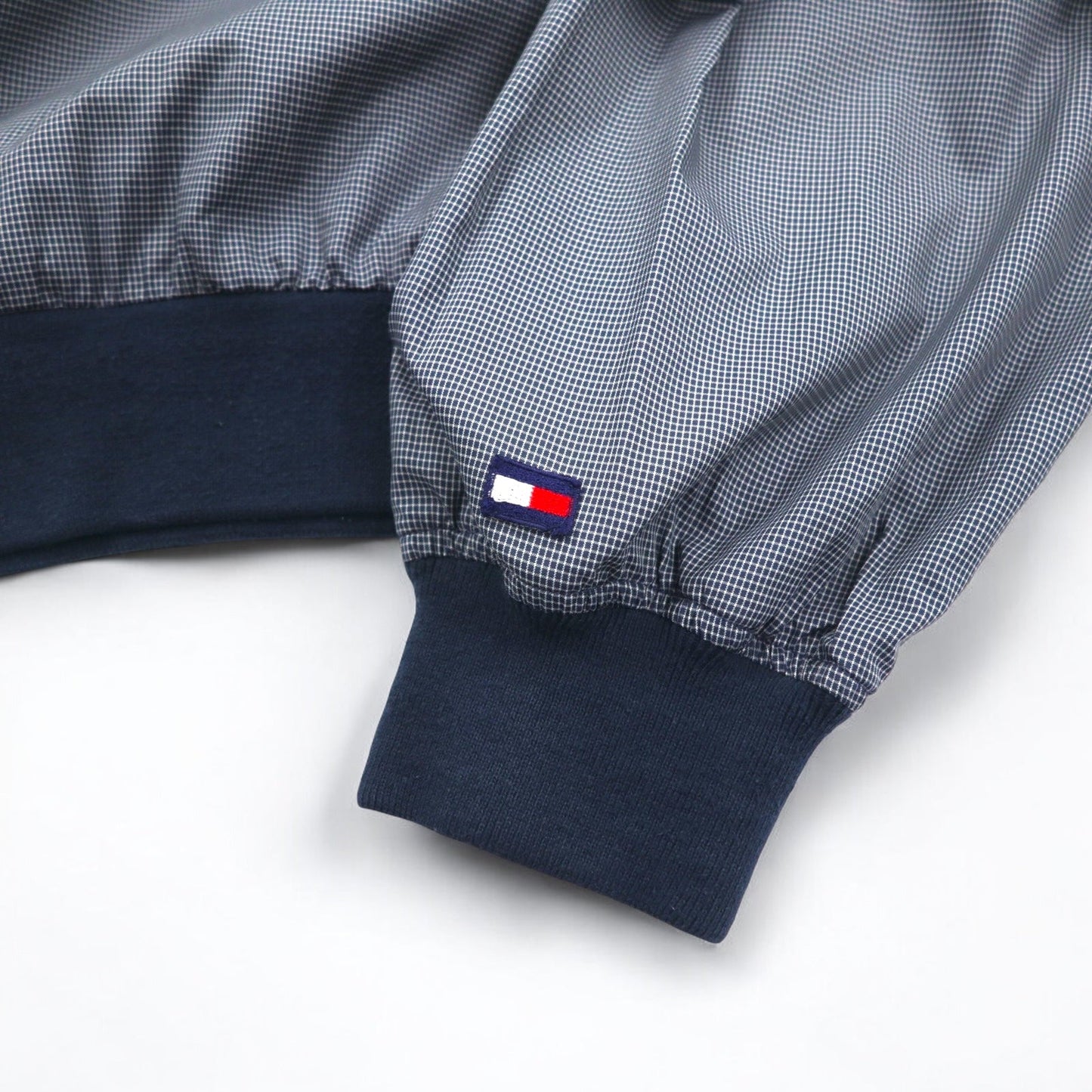 TOMMY HILFIGER GOLF 90年代 ピステ プルオーバー ナイロンジャケット L グレー ネイビー