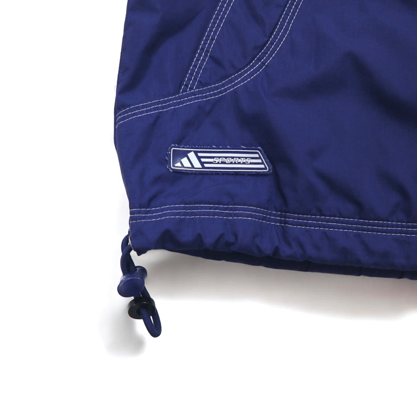 adidas 00年代 ハーフジップ アノラック パーカー L ネイビー ナイロン