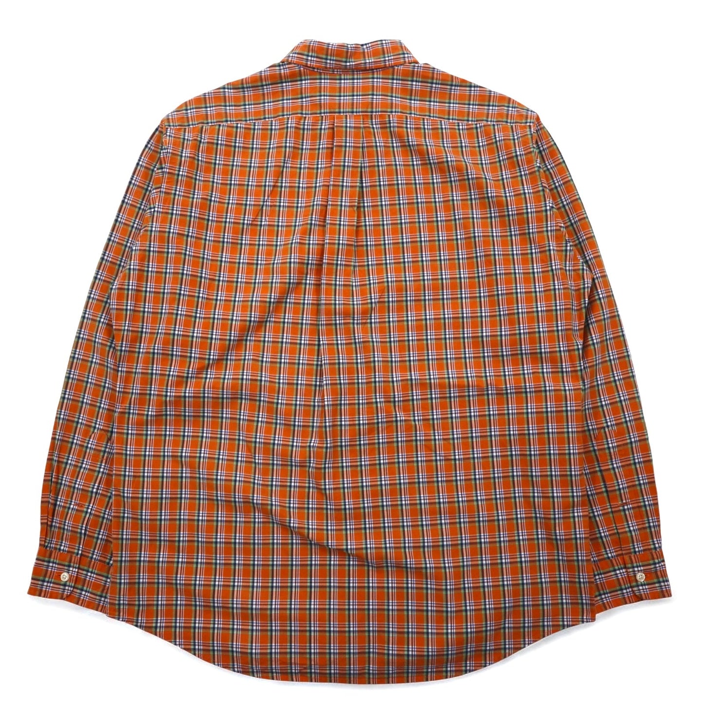 Polo by Ralph Lauren 90年代 ELLINGTON ビッグサイズ ボタンダウンシャツ L オレンジ スモールポニー刺繍