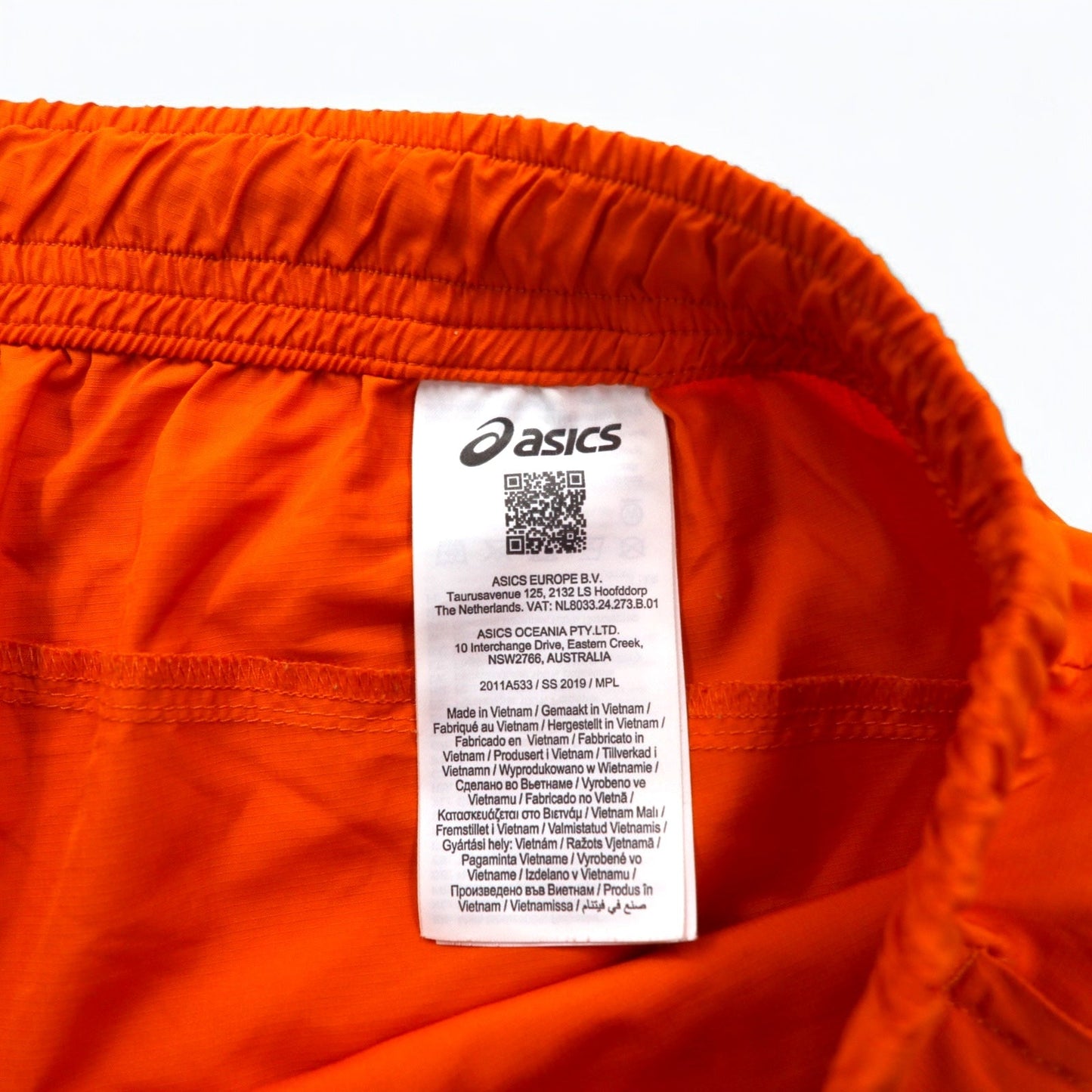 KIKO KOSTADINOV × asics ウーヴンパンツ WOVEN PANTS トラックパンツ L オレンジ